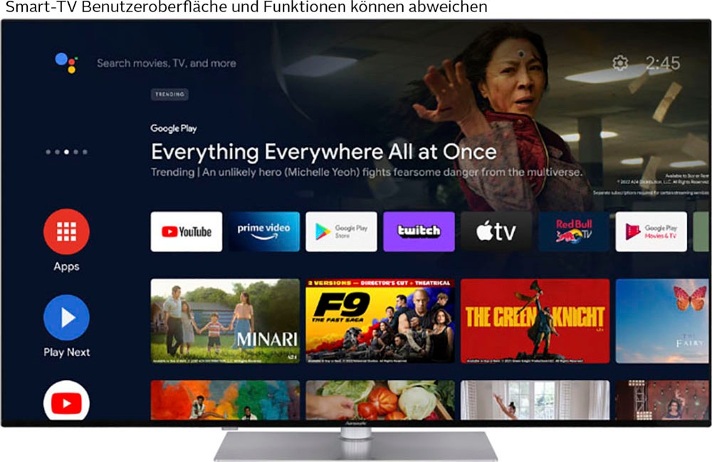 Hanseatic LED-Fernseher »65U800UDS«, 4K Ultra HD, Smart-TV-Android TV