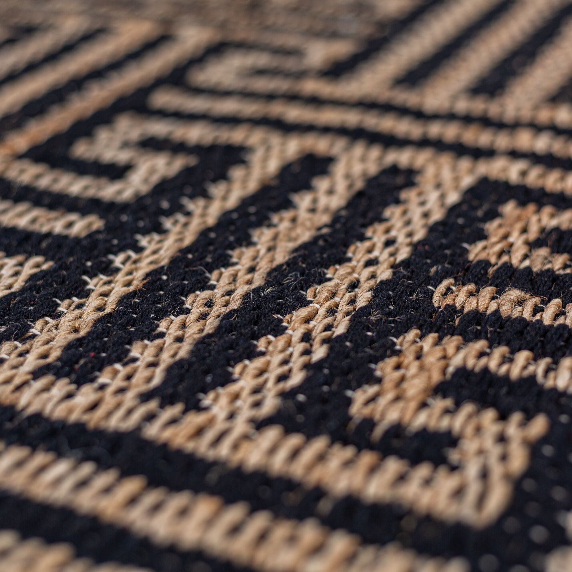 FLAIR RUGS Teppich »Meander Jute«, rechteckig, mit griechischem Muster