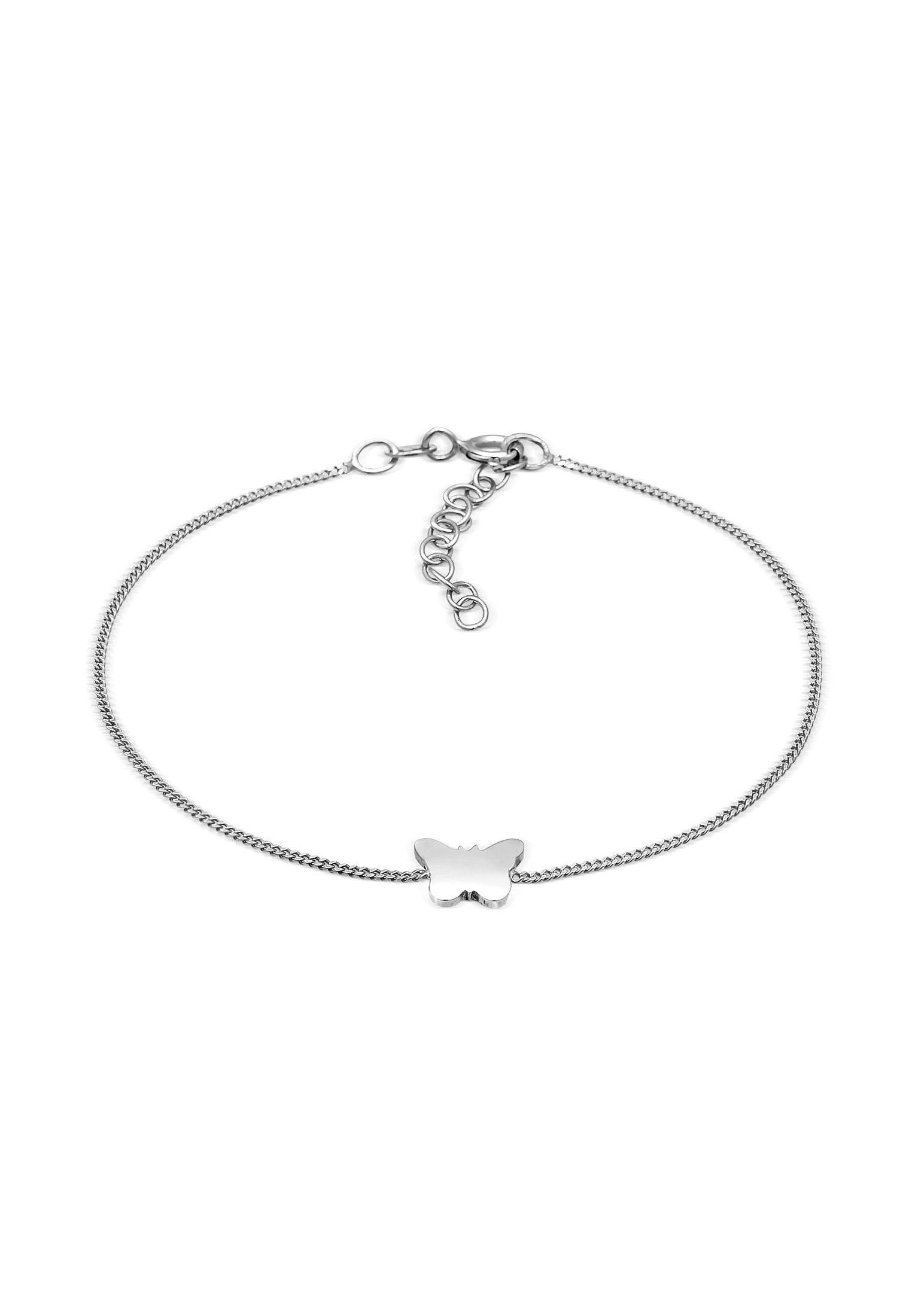 ELLI Armband »Schmetterling 925 Silber« Silber 16 cm Attraktives Armband Schmetterling für Frauen