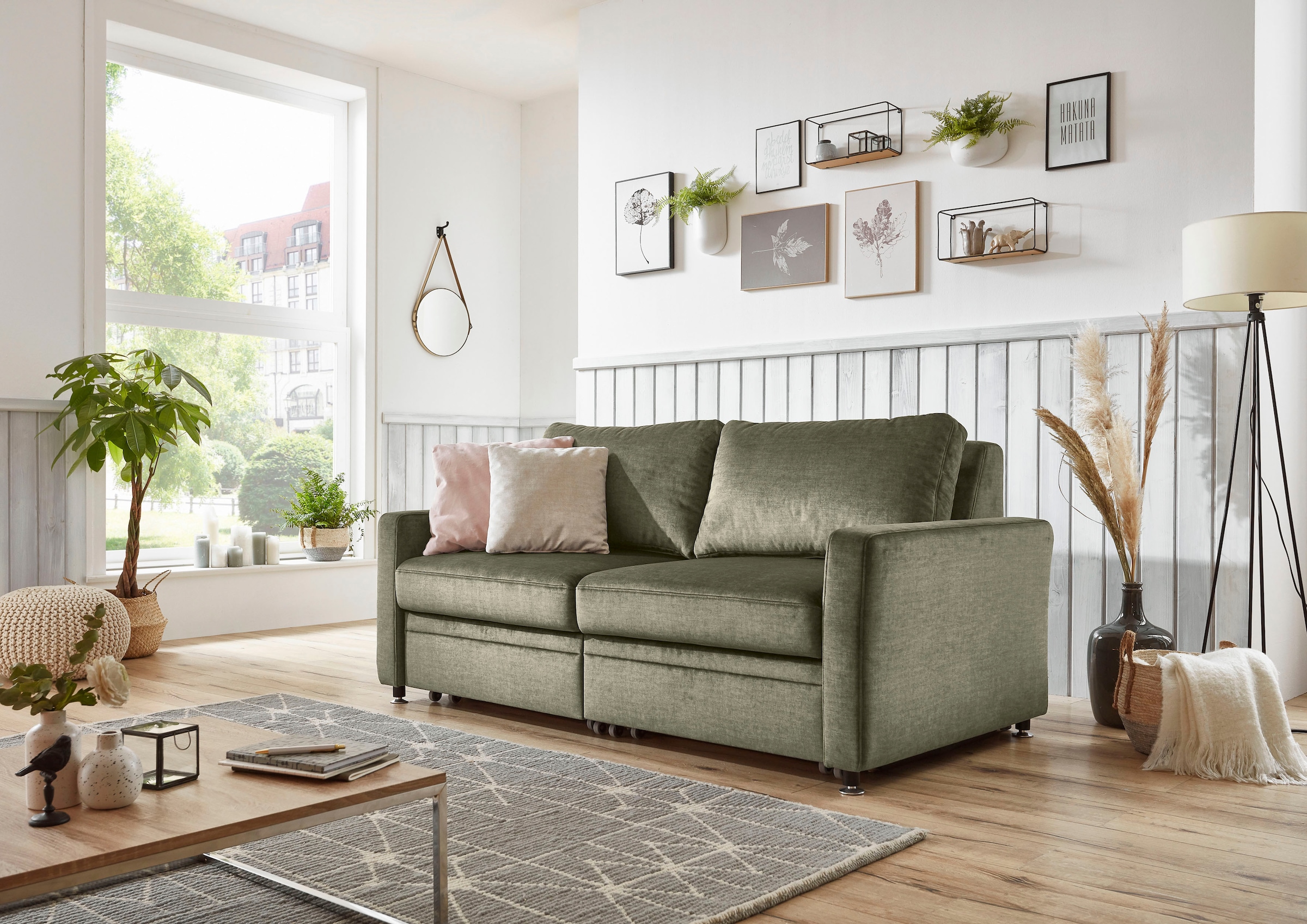 Die PlanBar Schlafsofa »MP-PD19021«, mit Längsschläferfunktion 80 bzw. 160x günstig online kaufen