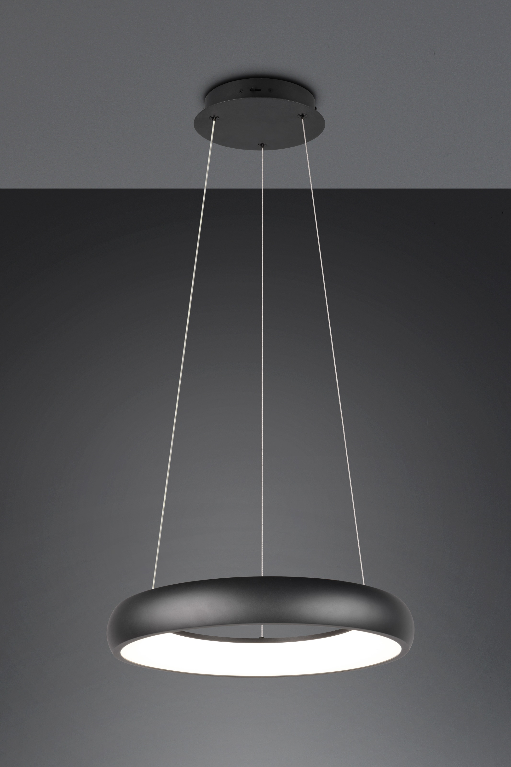 TRIO Leuchten LED Pendelleuchte »CARDONA, LED Ring Hängeleuchte, 3300 Lumen 29W, Lichtfarbe einstellbar«, 1 flammig, Leuchtmittel LED-Board | LED fest integriert, 2300/3000/4000K warmweiß bis kaltweiß, 3 Stufen dimmbar Höhe 150cm Ø46
