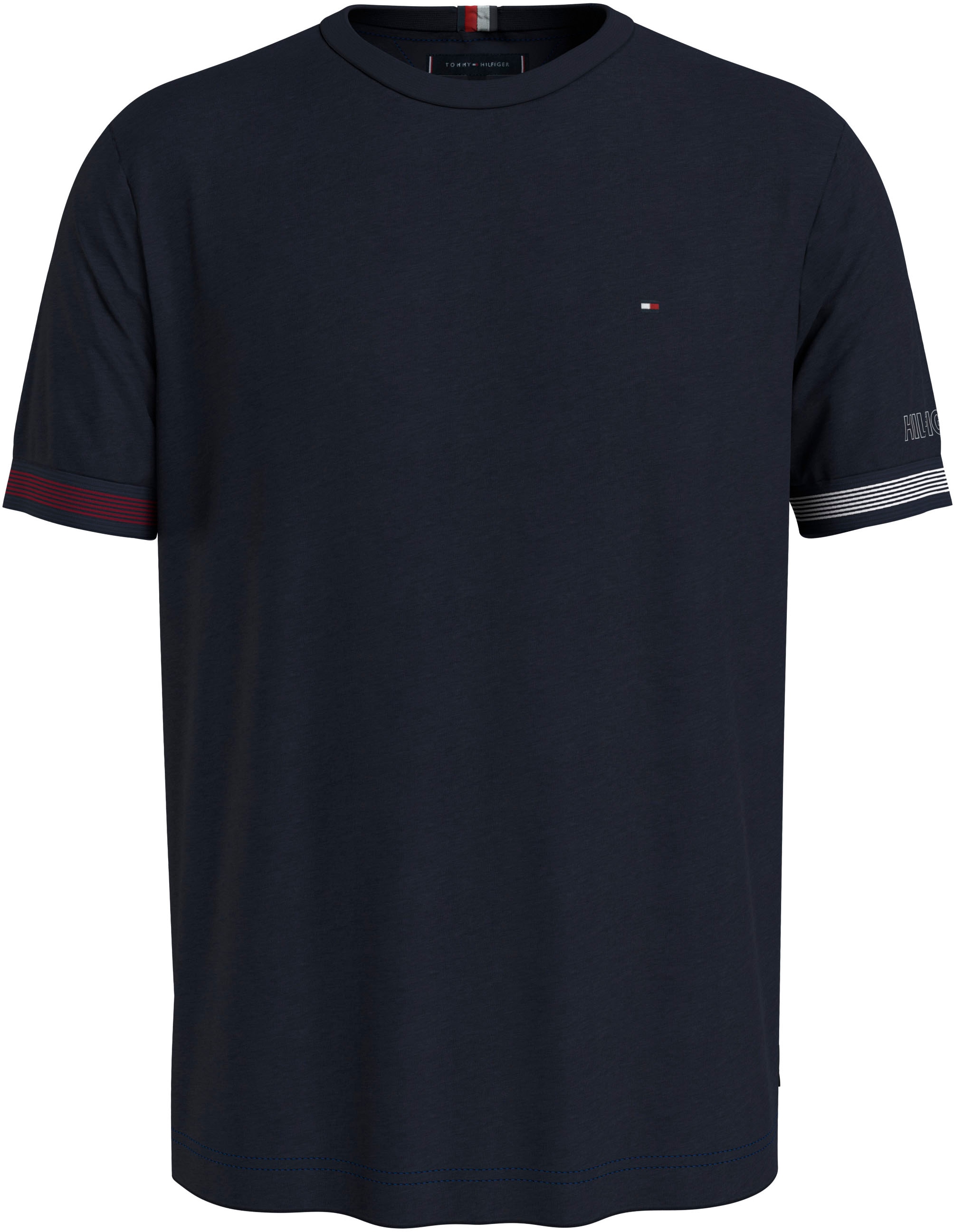 Tommy Hilfiger T-Shirt »FLAG CUFF TEE« bestellen