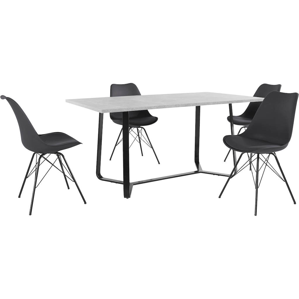 Homexperts Essgruppe »Essgruppe Tilda + Ursel«, (Set, 5 tlg.)