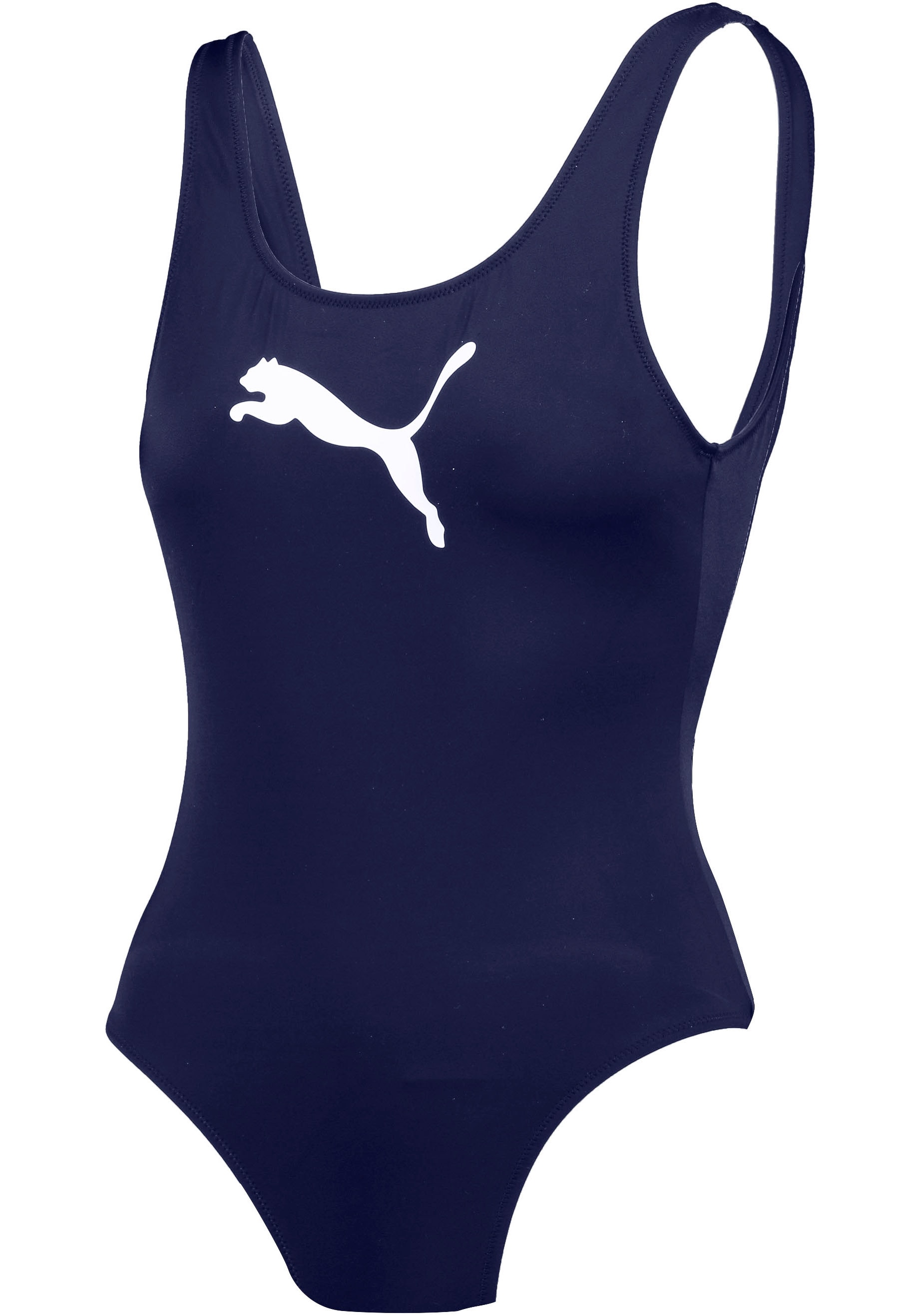 PUMA Badeanzug »PUMA SWIM WOMEN SWIMSUIT«, mit Logoprint vorn