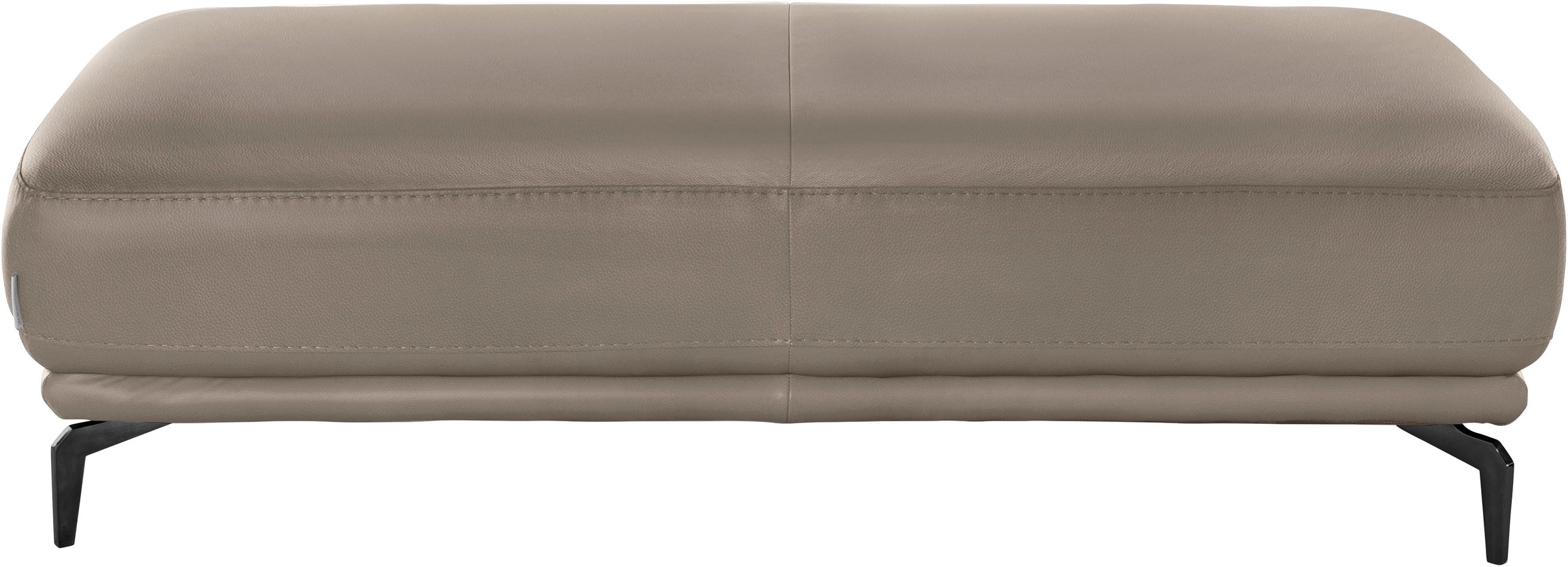 W.SCHILLIG Hocker »montanaa«, mit Metallfüßen in Schwarz pulverbeschichtet, Breite 141 cm