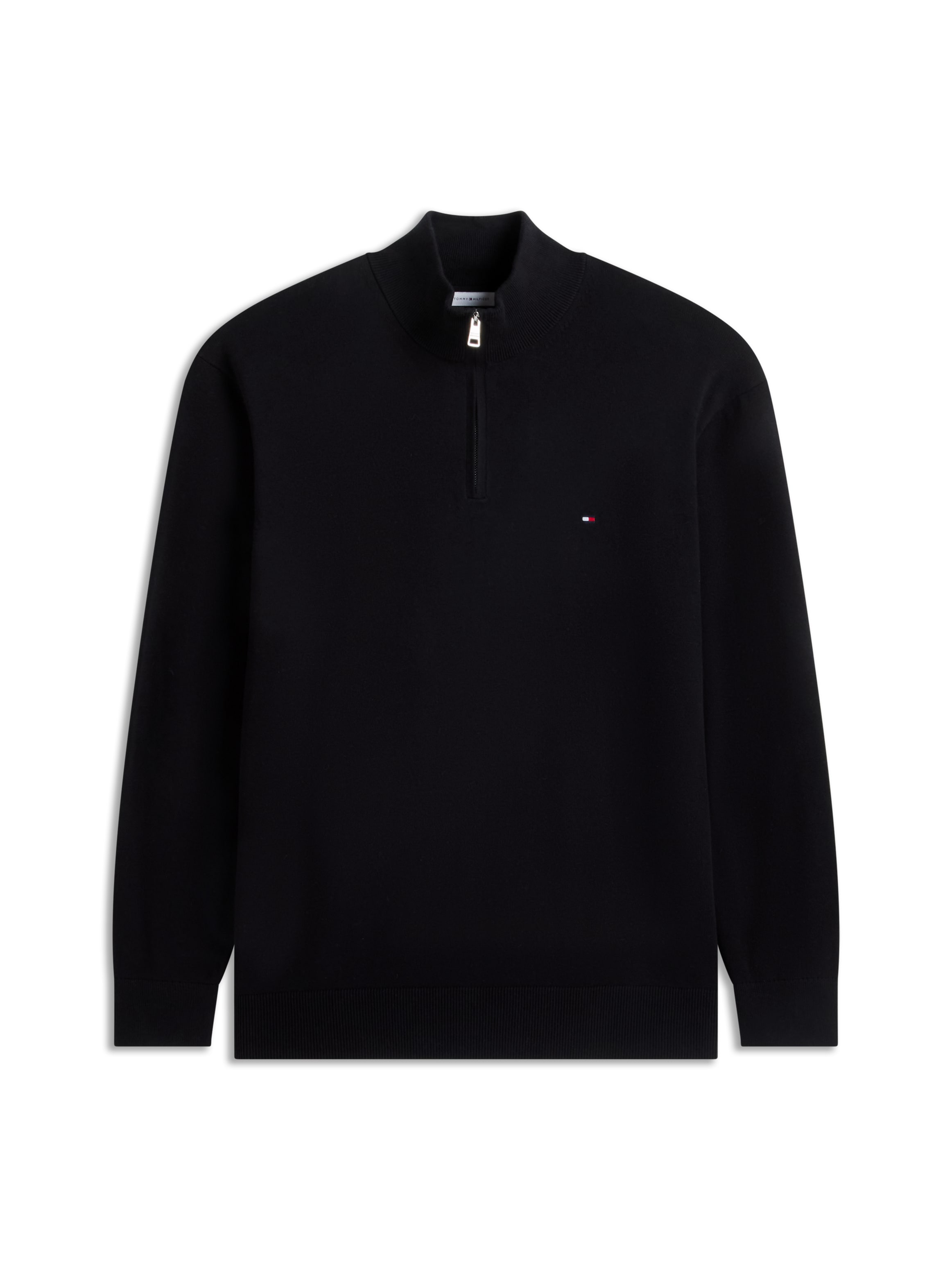 Tommy Hilfiger Big & Tall Troyer »BT-PIMA ORG CTN CASHMERE ZMOCK-B« Große Größen
