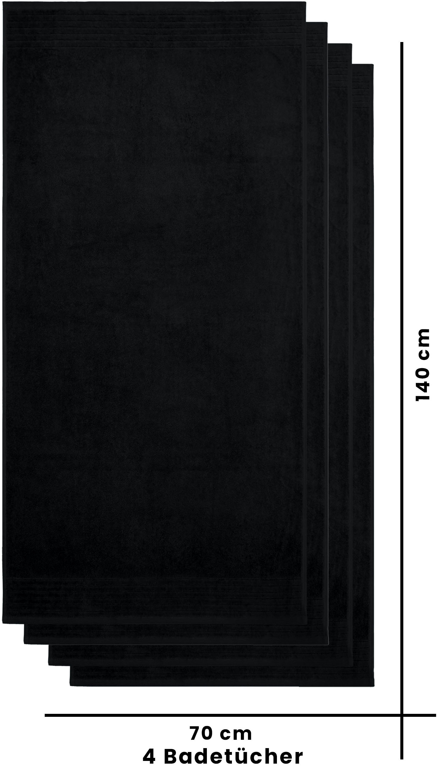 my home Duschtücher »Sanremo Premium, Premium Handtücher, 600 gr/m², 70x140 günstig online kaufen