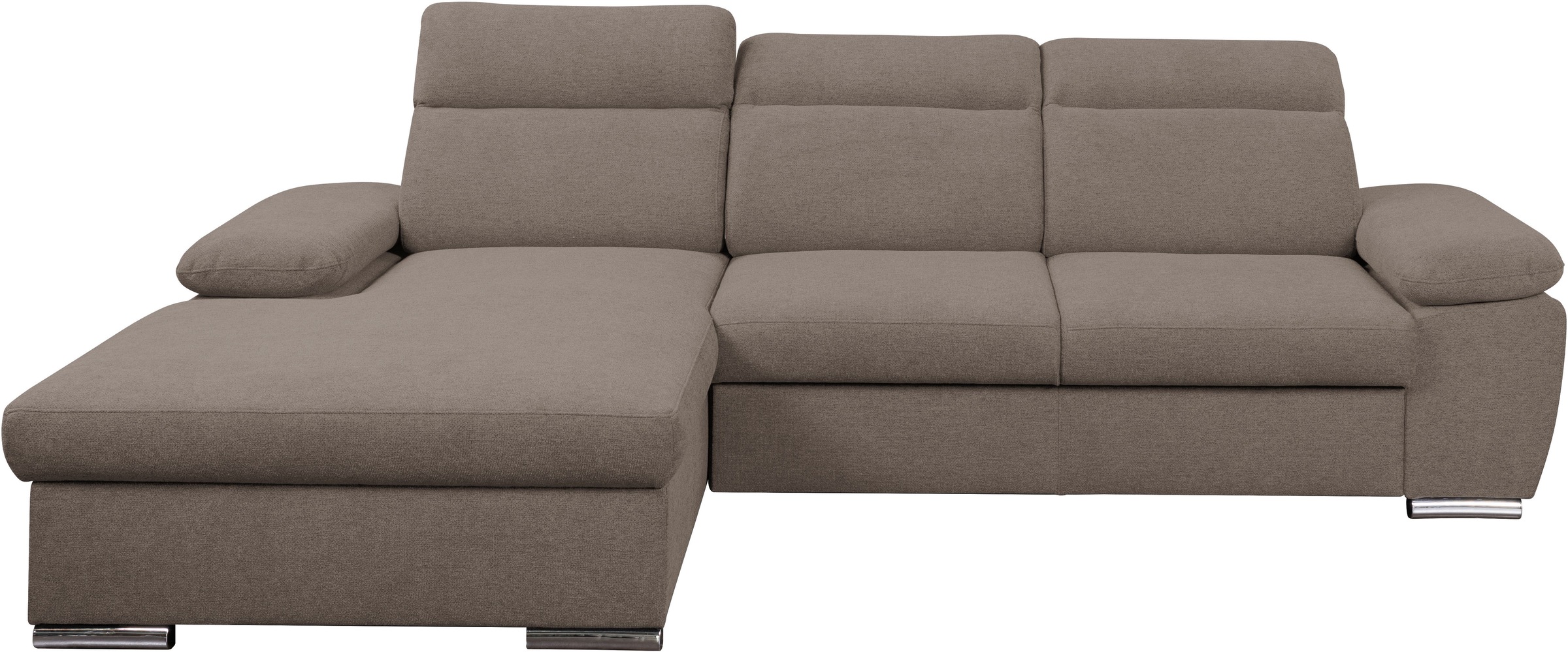 WERK2 Ecksofa »Palma modernes Schlafsofa mit Bettkasten, L-Form, B/T 282/18 günstig online kaufen