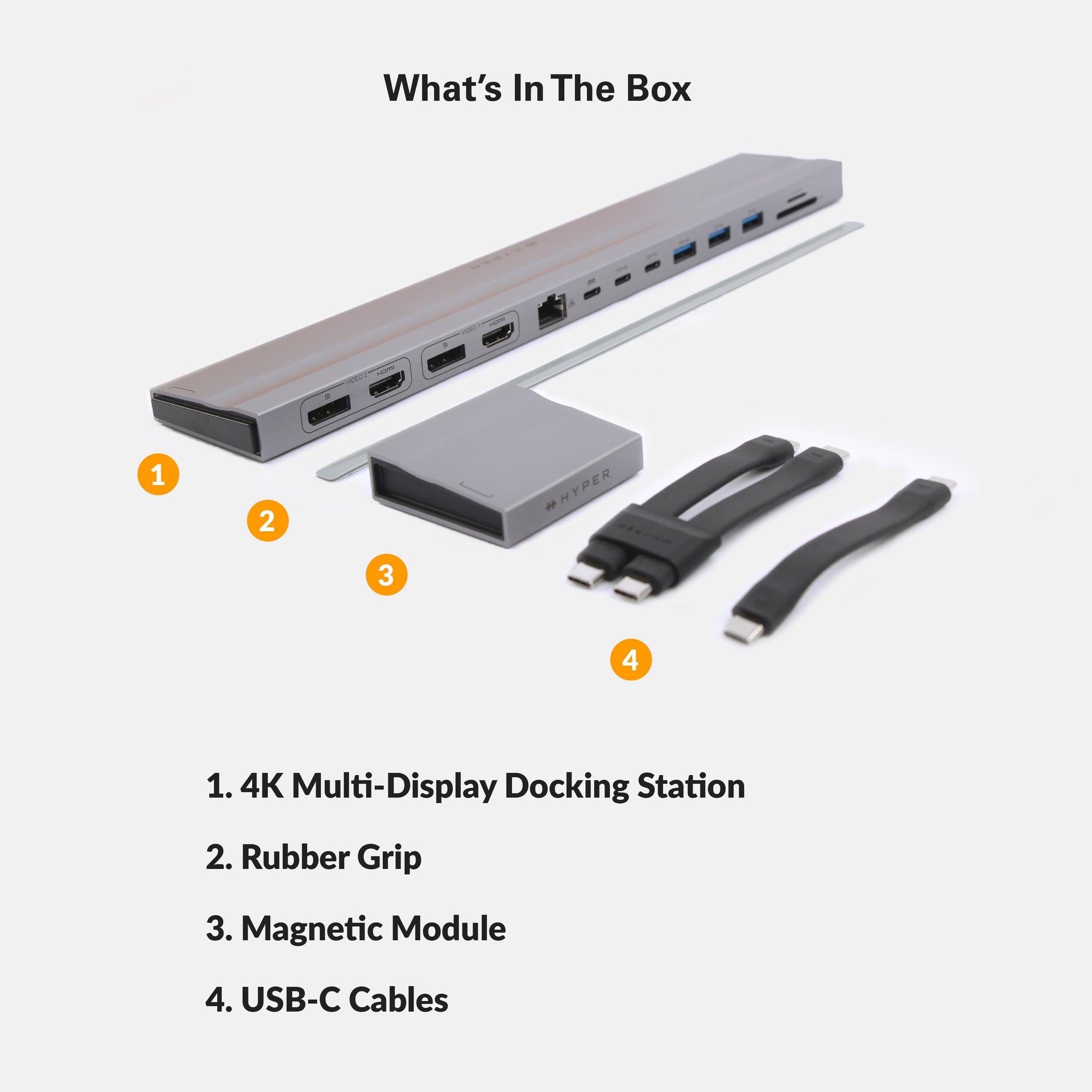 Targus Laptop-Dockingstation »HyperDrive 4K Multi-Display Dock für 13”-16” MacBooks«