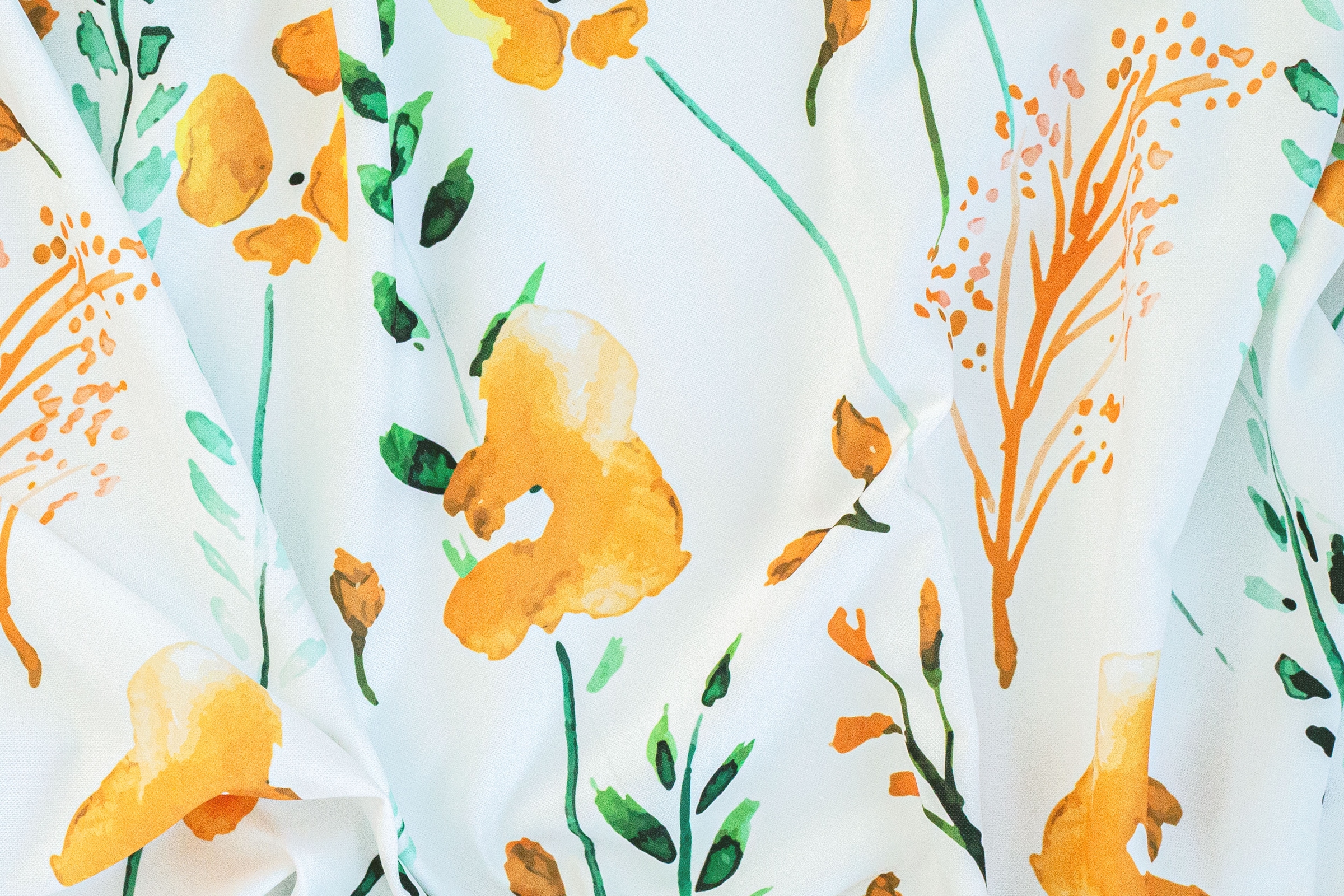 HOMING Vorhang »Liddy«, (1 St.), blickdicht,floral,blumen,natur,Wohnzimmer, Schlafzimmer,Küche