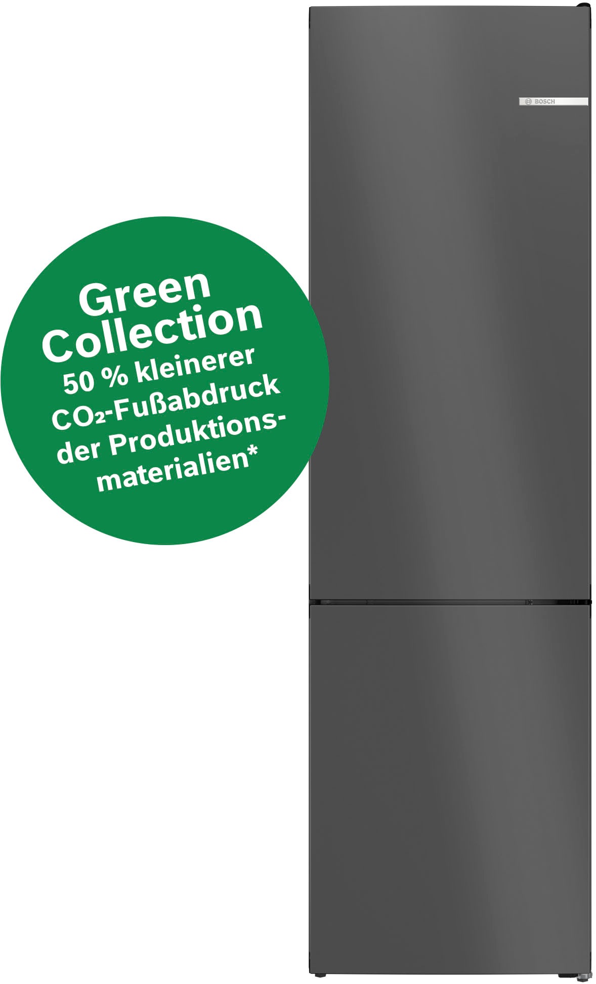 BOSCH Kühl-/Gefrierkombination Serie 4 »KGN39OCAF«, Green Collection: produziert mit CO₂ reduzierten Materialien