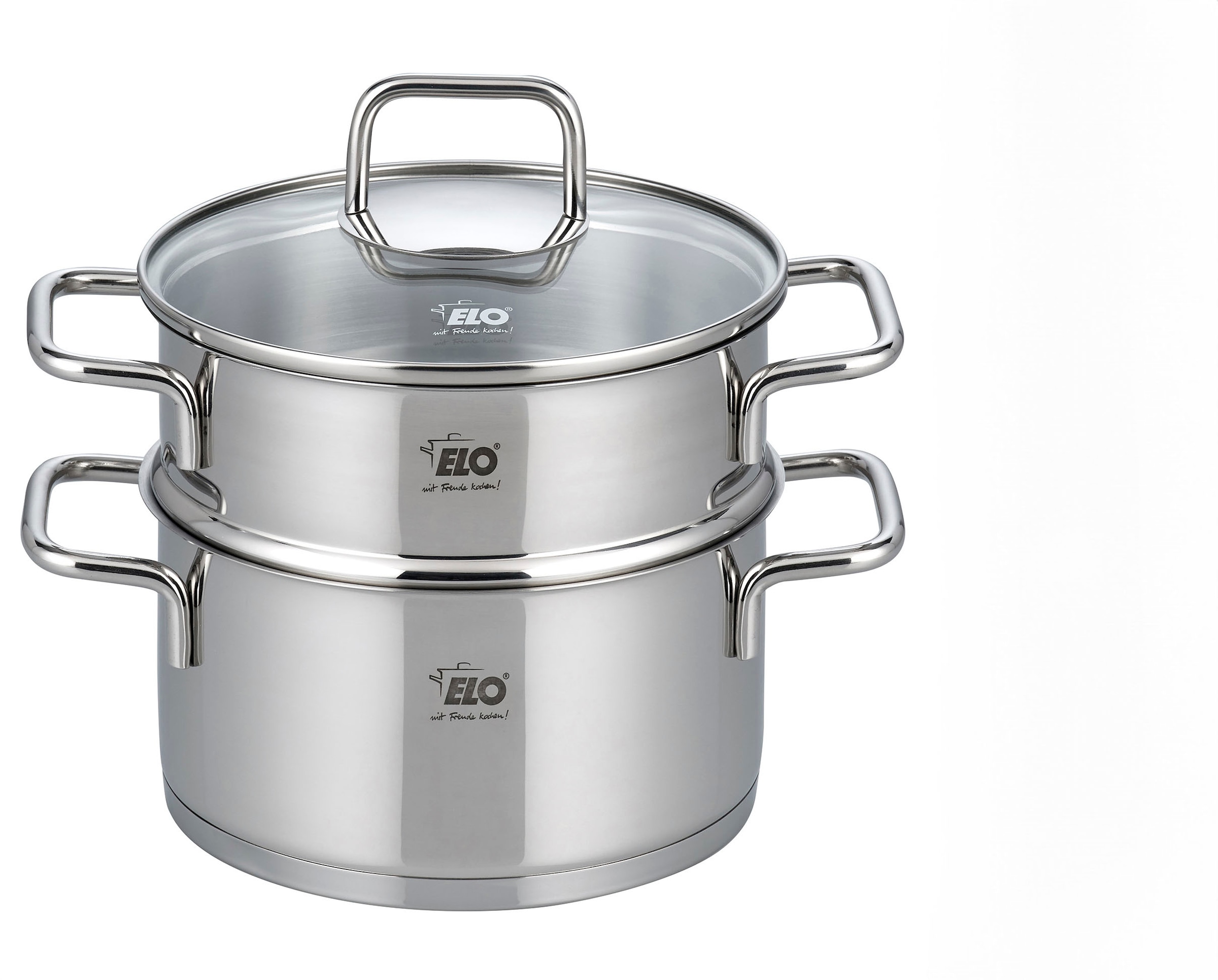 Elo Dampfgartopf Edelstahl 18/8 1 Stk. tlg. Dampfkochtopf, Ø 18 cm, Indukti günstig online kaufen