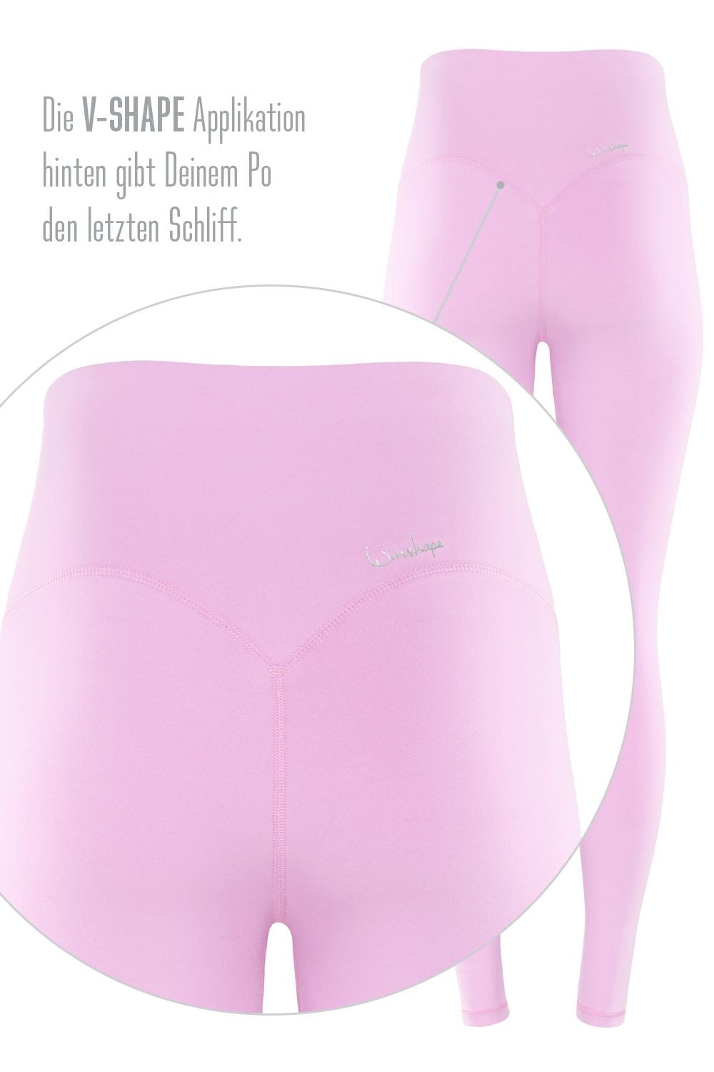 Winshape Leggings »Functional Comfort HWL117C«, mit V-Shape Applikation und Core-Bund