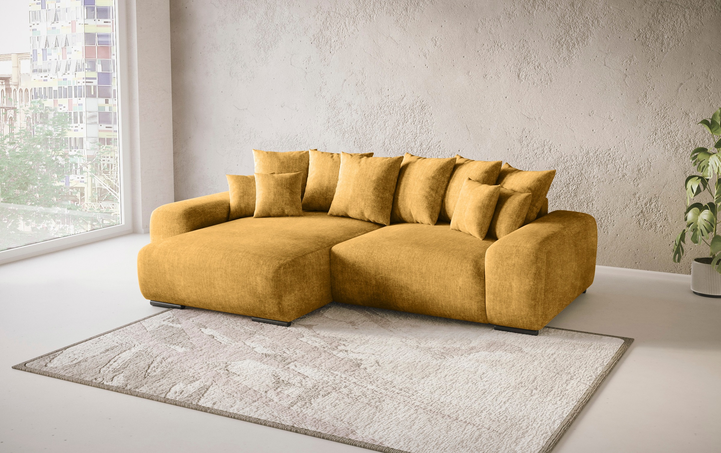 Mr. Couch Polsterecke »Sundance, L-Form«, Dauerschläfer mit Bett, Bettkaste günstig online kaufen