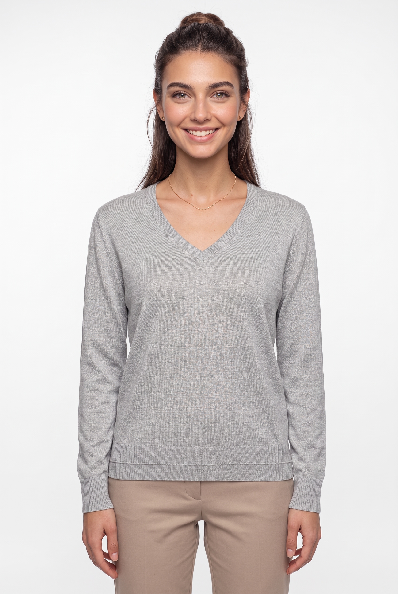 BOSS ORANGE Strickpullover »Fiaffella Premium Damenmode« mit Ajouré-Detail hinten, Kaschmir-Anteil