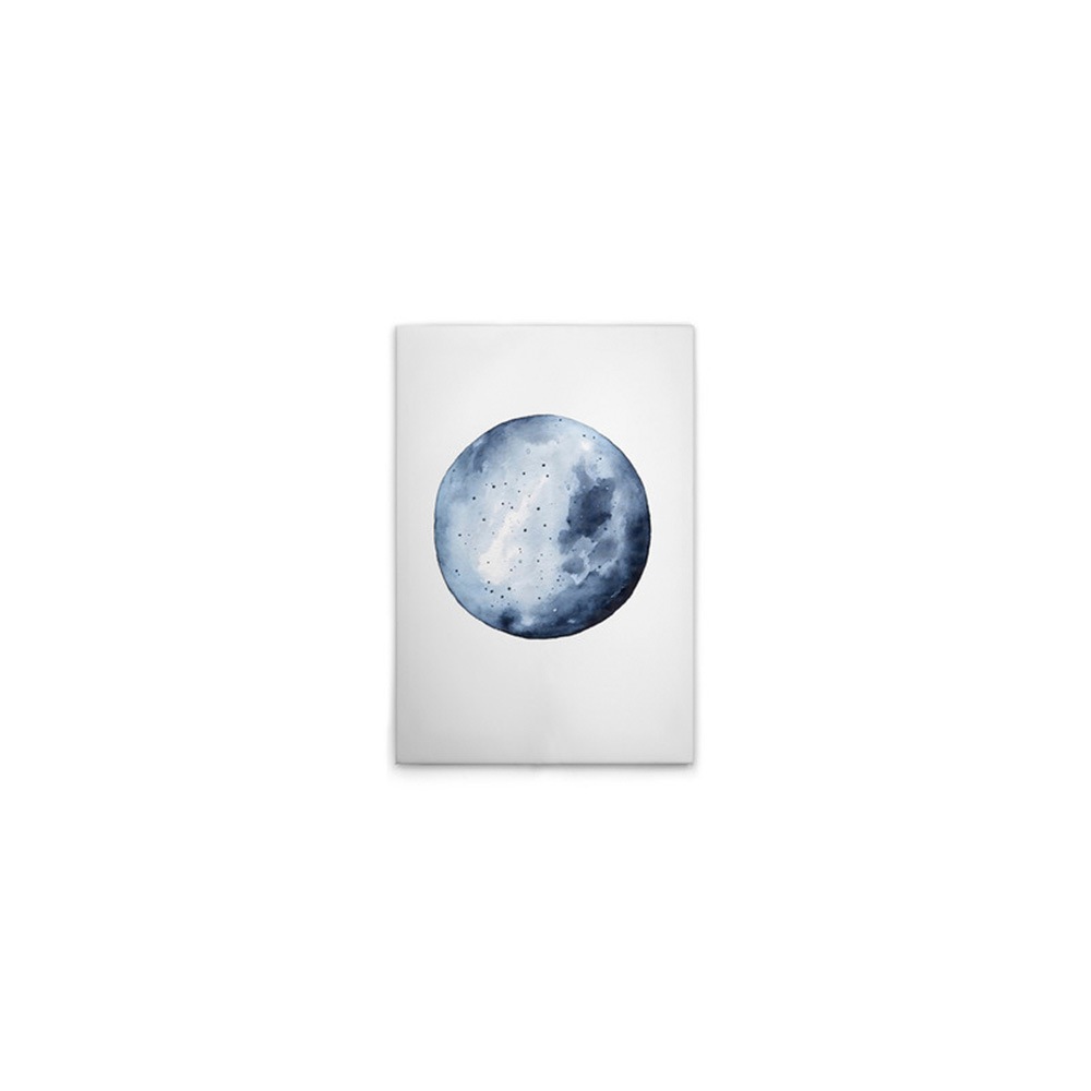 A.S. Création Leinwandbild »Blue Moon - Wandbild Weiß Blau Keilrahmen Kunst günstig online kaufen