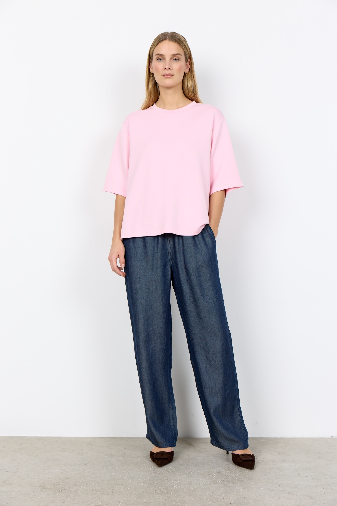 soyaconcept Rundhalsshirt »SC-BANU 231« aus Viskosemischung mit Modal, Polyester und Elasthan, pflegeleicht