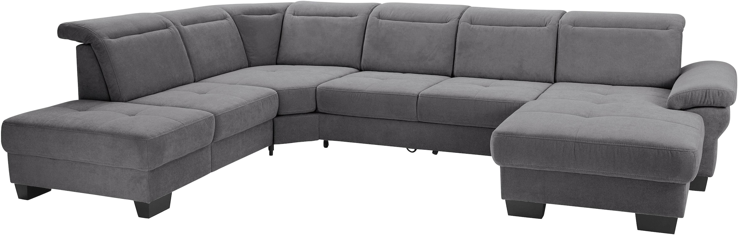 PLACES OF STYLE Wohnlandschaft »Cornwall U-Form« inkl. Sitztiefenverstellun günstig online kaufen