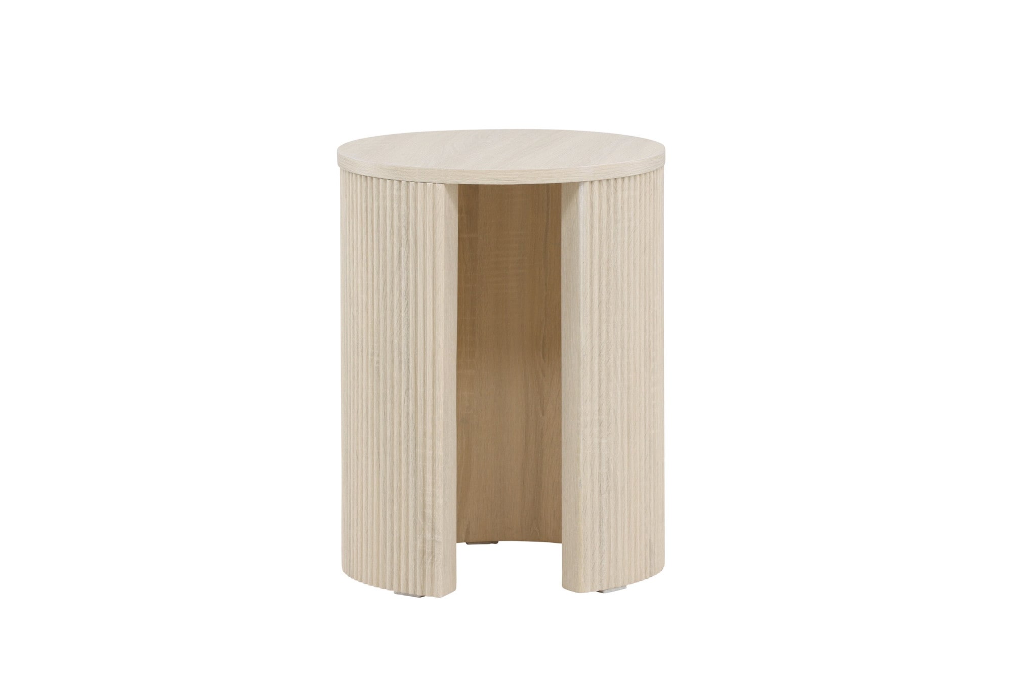 Venture Home Beistelltisch »Bristol, kompakter runder Beistelltisch, modern & vielseitig, Ø 40 cm« Ablagetisch, MDF, rund, schmal, hoch, dezent, klar
