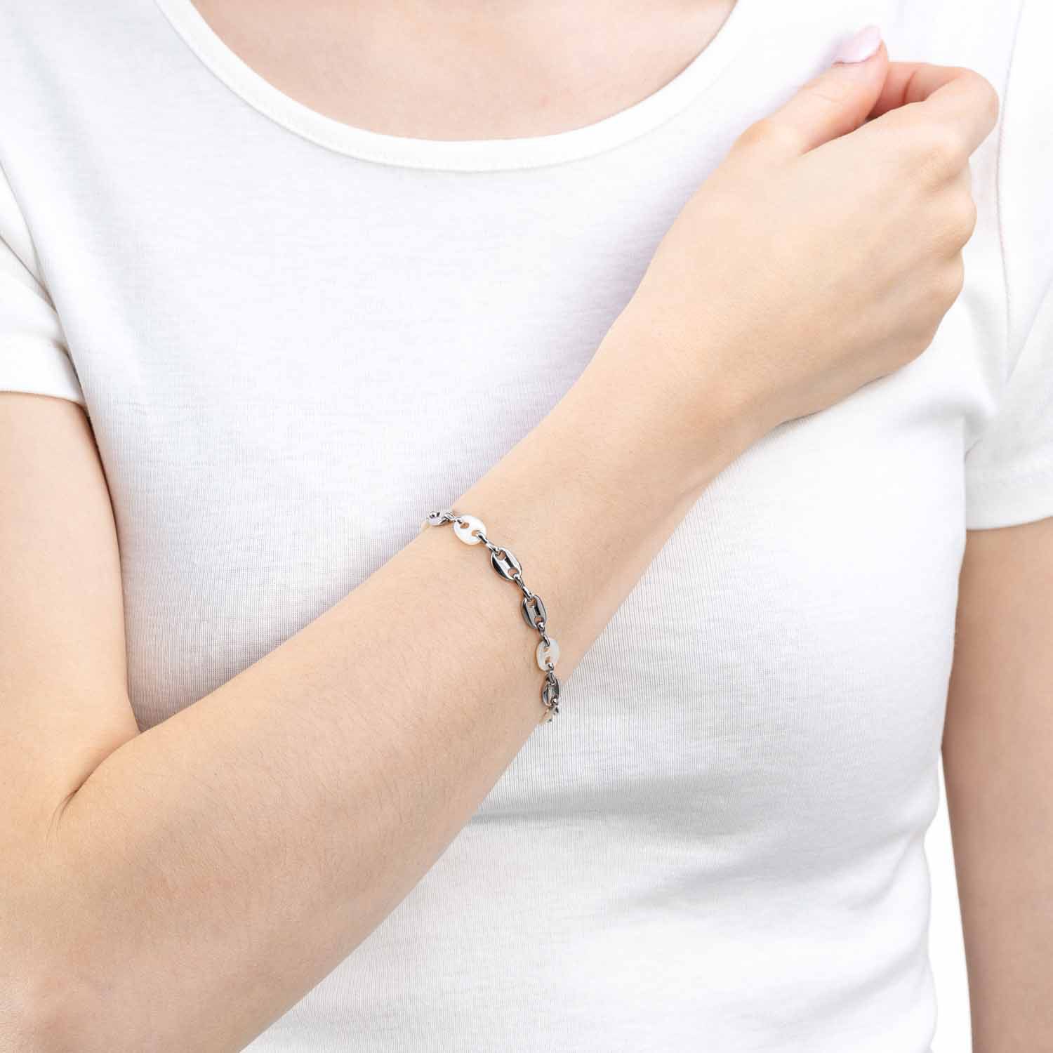 LEONARDO Armband »Lindi, 023542«, mit Perlmutt