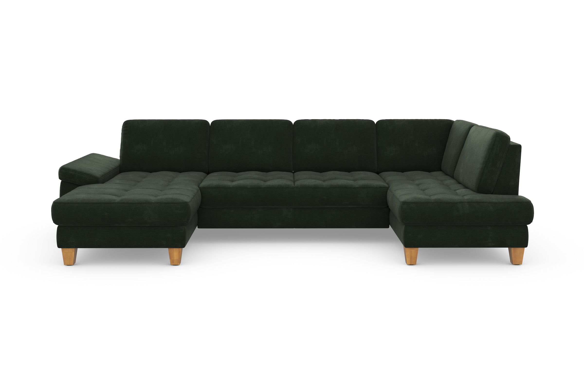sit&more Wohnlandschaft »Westham U-Form«, wahlweise mit Bettfunktion, Bettkasten, Sitztiefenverstellung