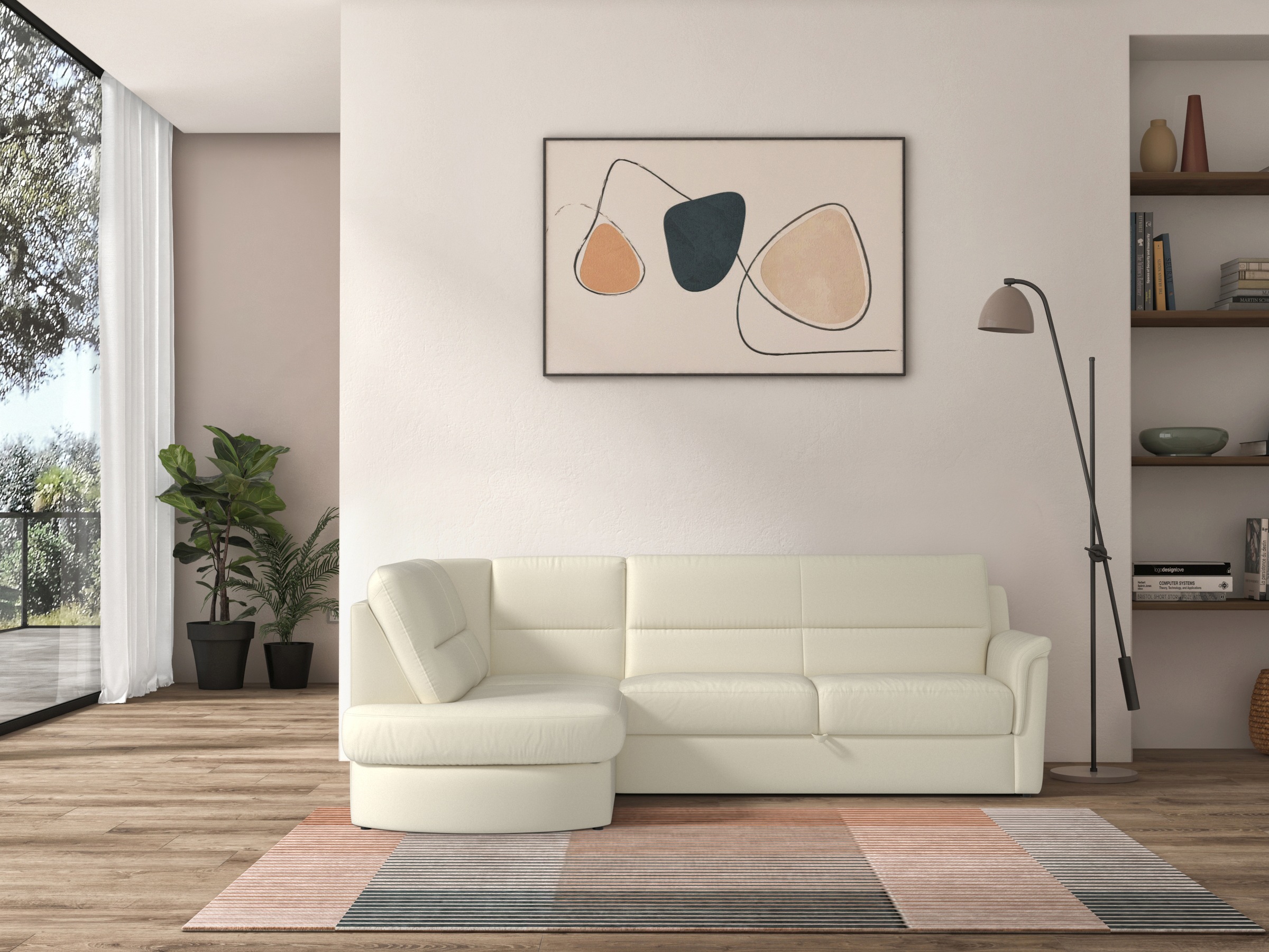 sit&more Ecksofa »Panini L-Form«, wahlweise mit Vorziehsitz und Bettkasten günstig online kaufen