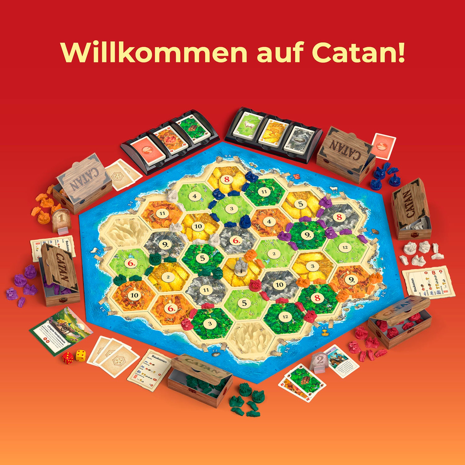 Kosmos Spiel »CATAN Das Spiel 5/6« Made in Germany
