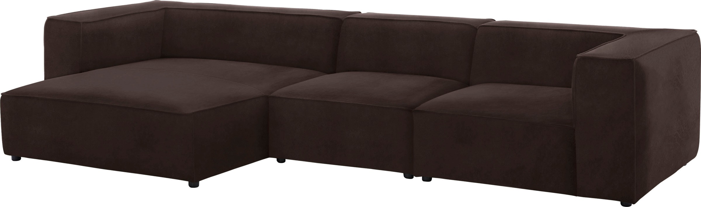 W.SCHILLIG Ecksofa »around-the-block«, mit eleganter Biese, mit Federkern, Breite 341 cm