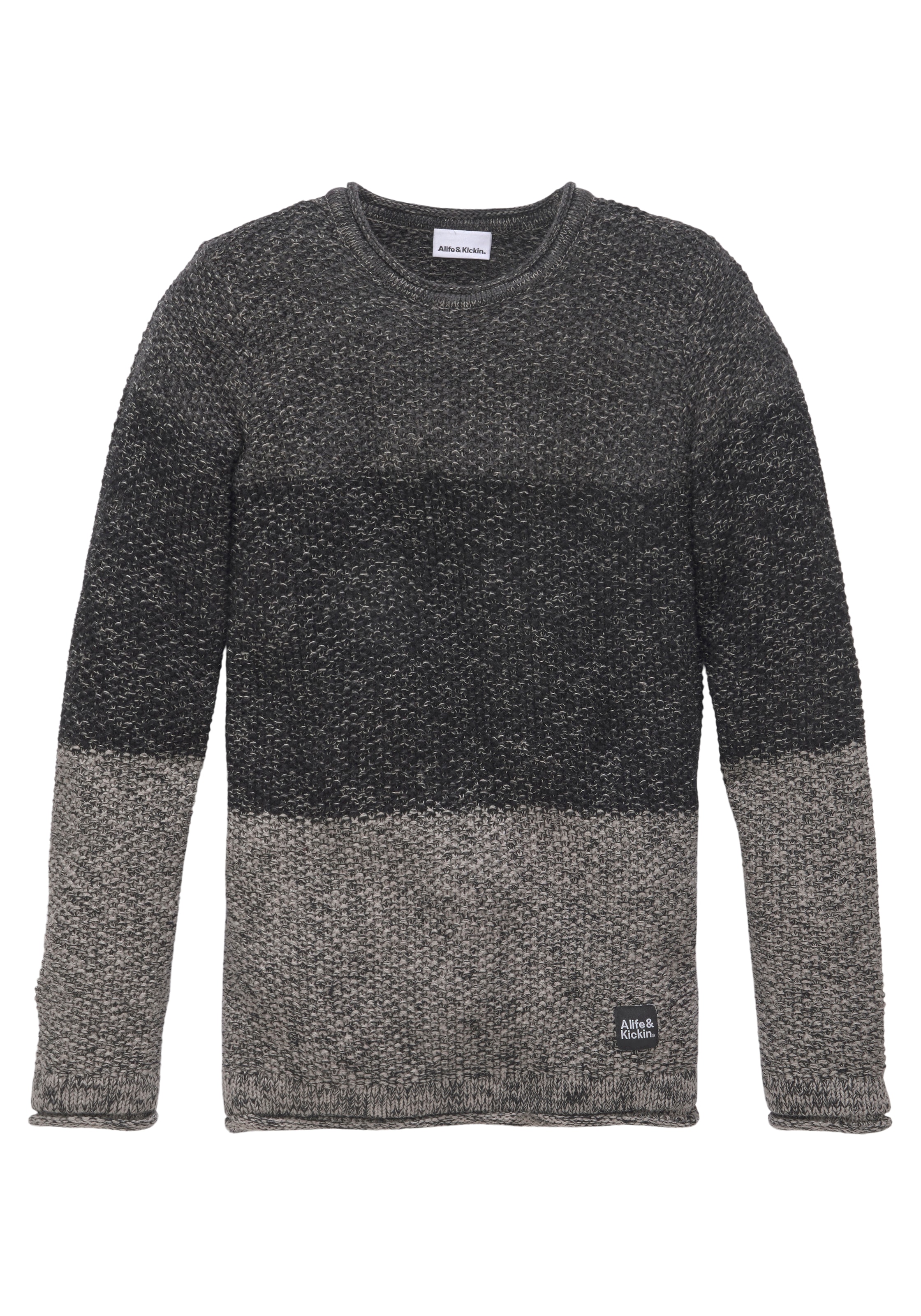 Alife & Kickin Strickpullover »in Blockstreifen-Optik«, aus meliertem Garn