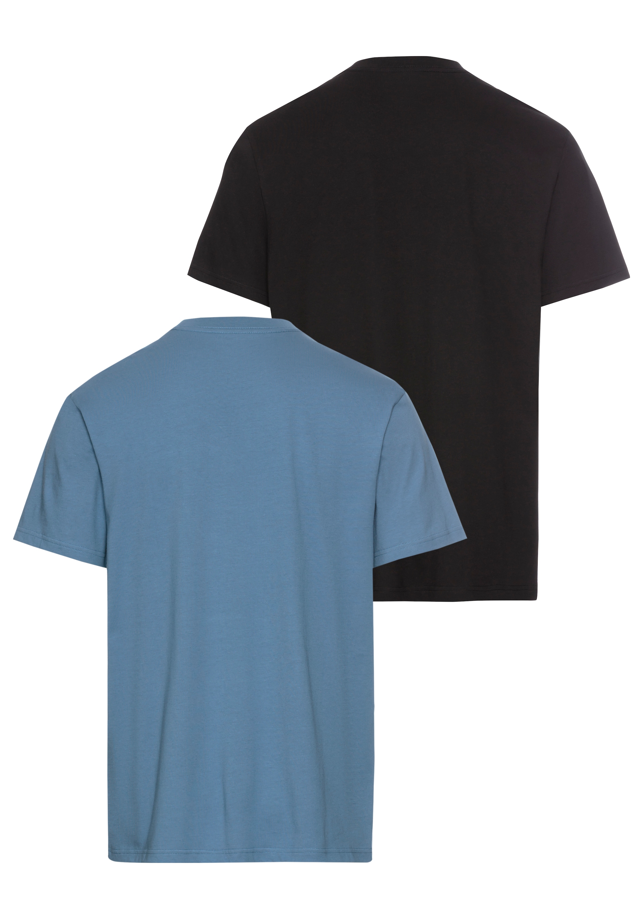 Quiksilver T-Shirt »JUST FRAMED LOCKUP SHORT SLEEVE PACK YM«, (2 tlg.), Doppelpack T-Shirt mit Print, 2 Stk