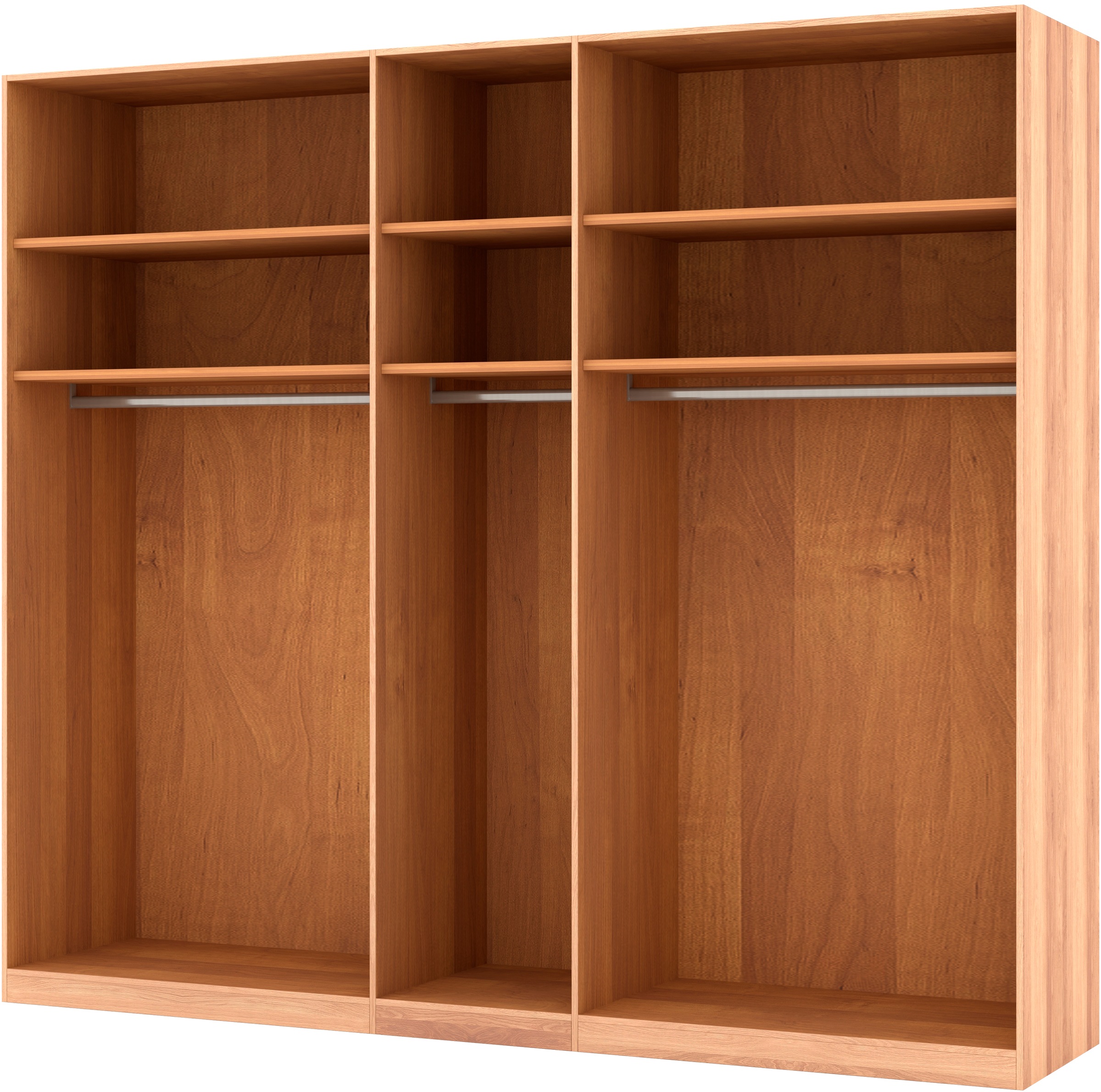 Musterring Drehtürenschrank »Sorrent, Kleiderschrank, Schrank«, (mit Türdämpfern, in 5 Breiten & 2 Höhen, extra Böden, MADE IN GERMANY), Türen Eiche massiv oder als Parsol-Bronze-Spiegel, verschiedene Maße