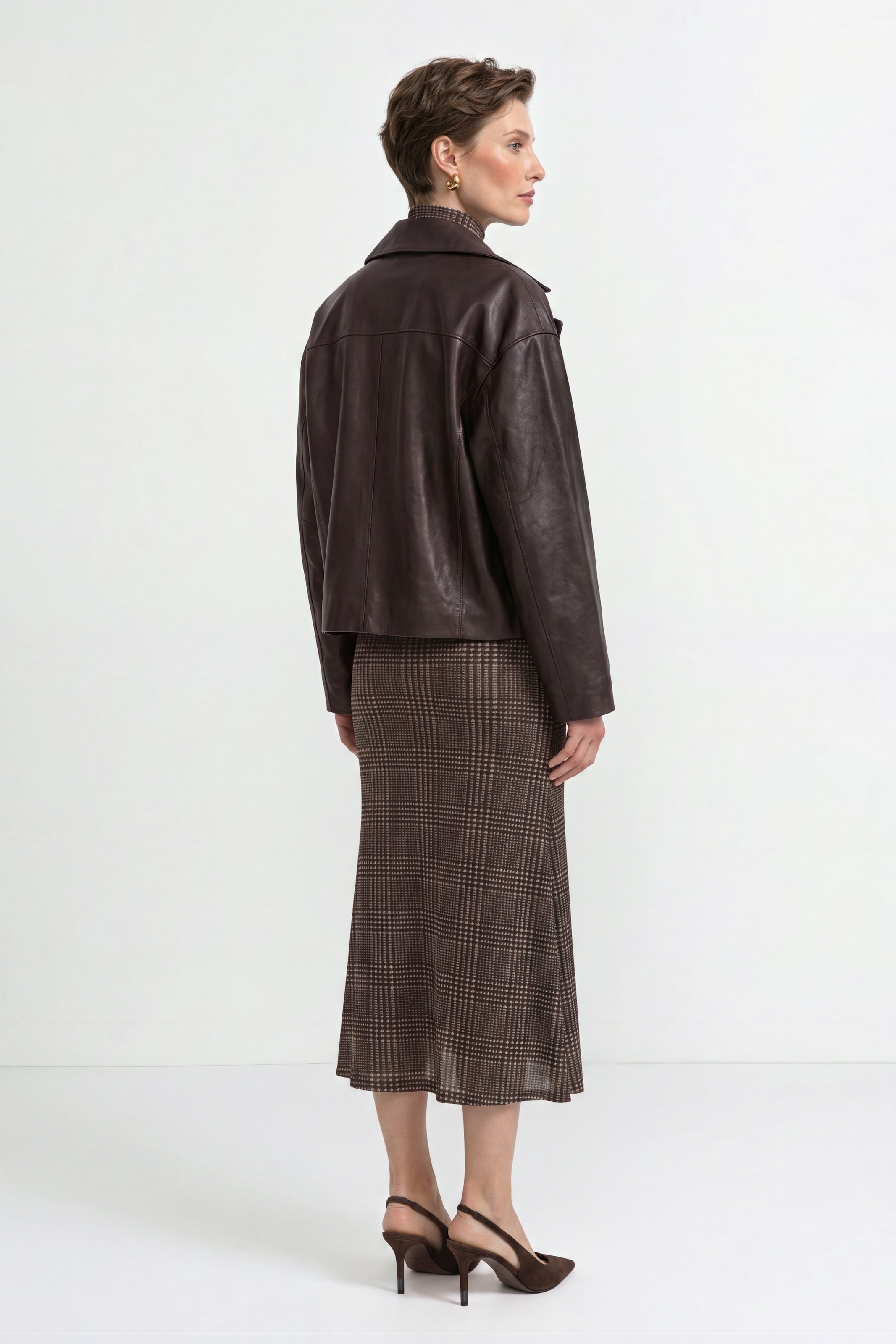 RICHROYAL Lederjacke ohne Kapuze Regular fit mit Reverskragen
