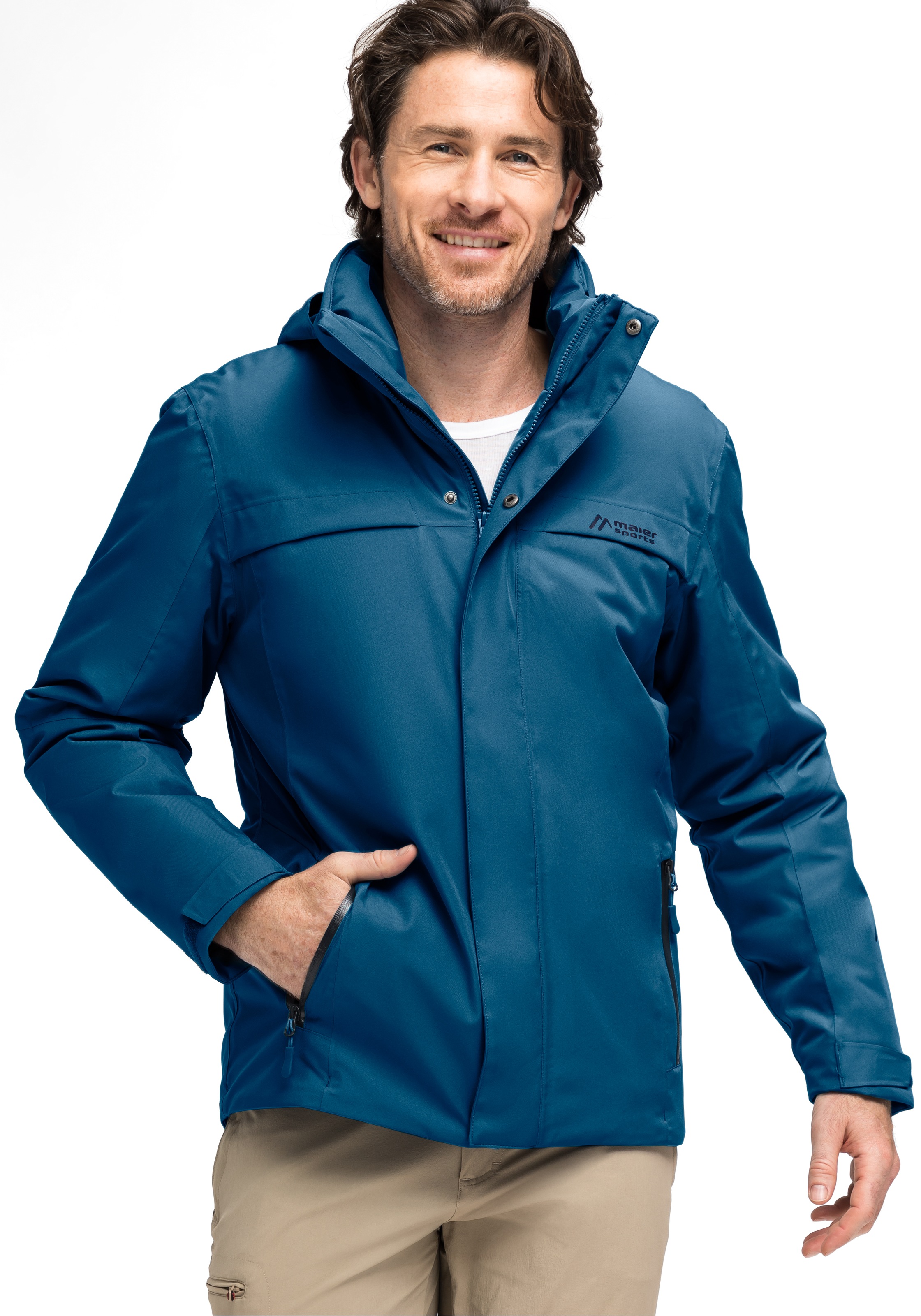 Maier Sports Funktionsjacke »Peyor M«, Herren Jacke, warm wattierte Winterjacke, wind/wasserdicht, Regular Fit