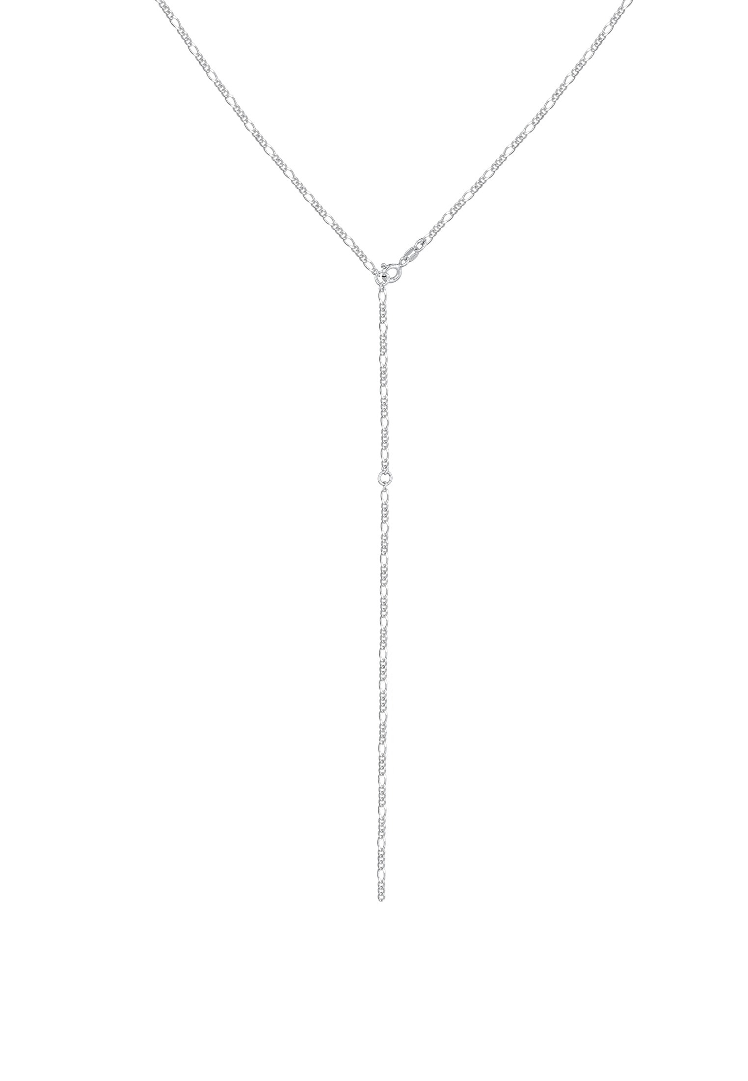 Elli Collierkettchen »Y-Kette Figaro Basic Trend Verstellbar 925 Silber«