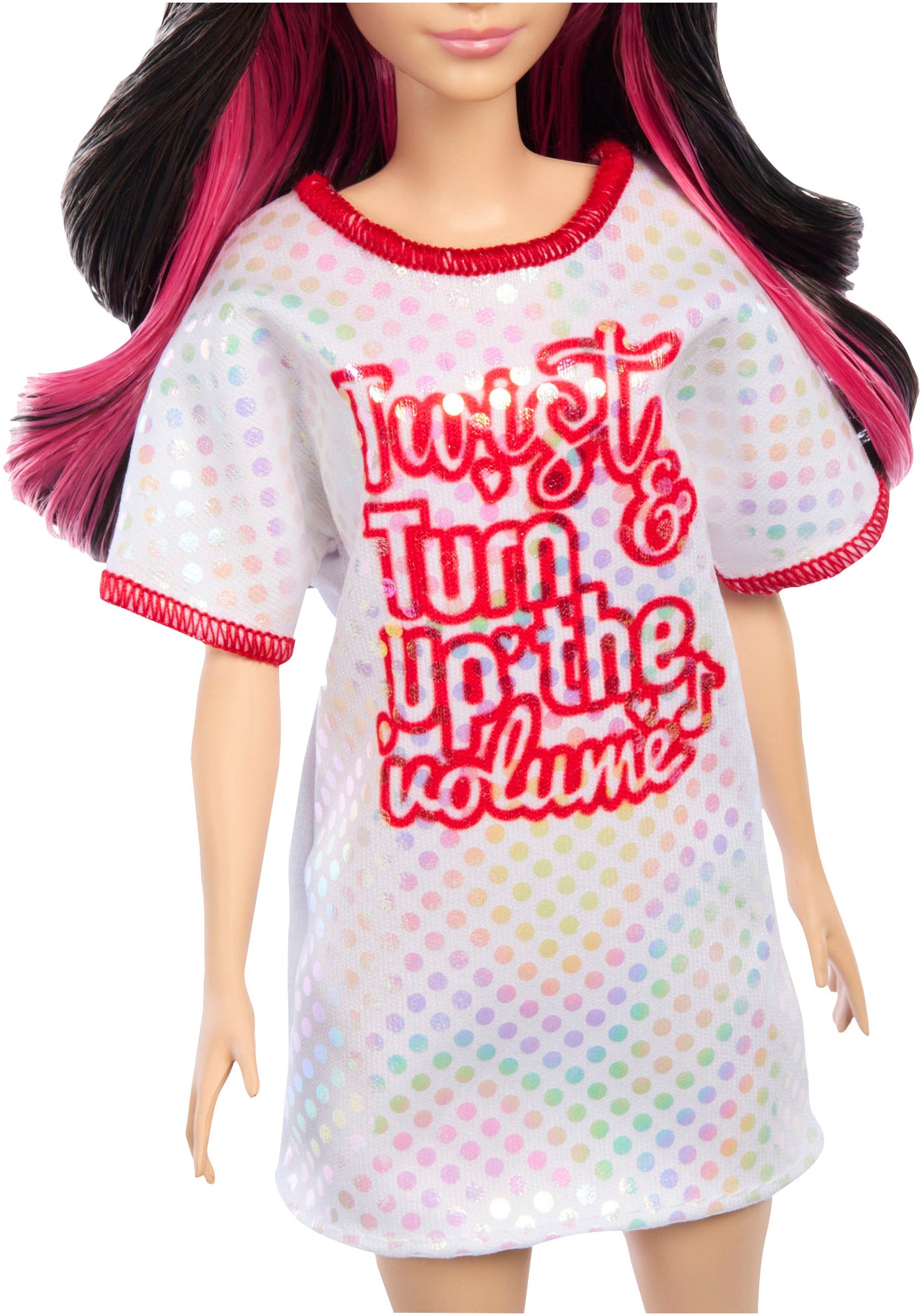 Barbie Anziehpuppe »Fashionistas, Red Mesh Dress«