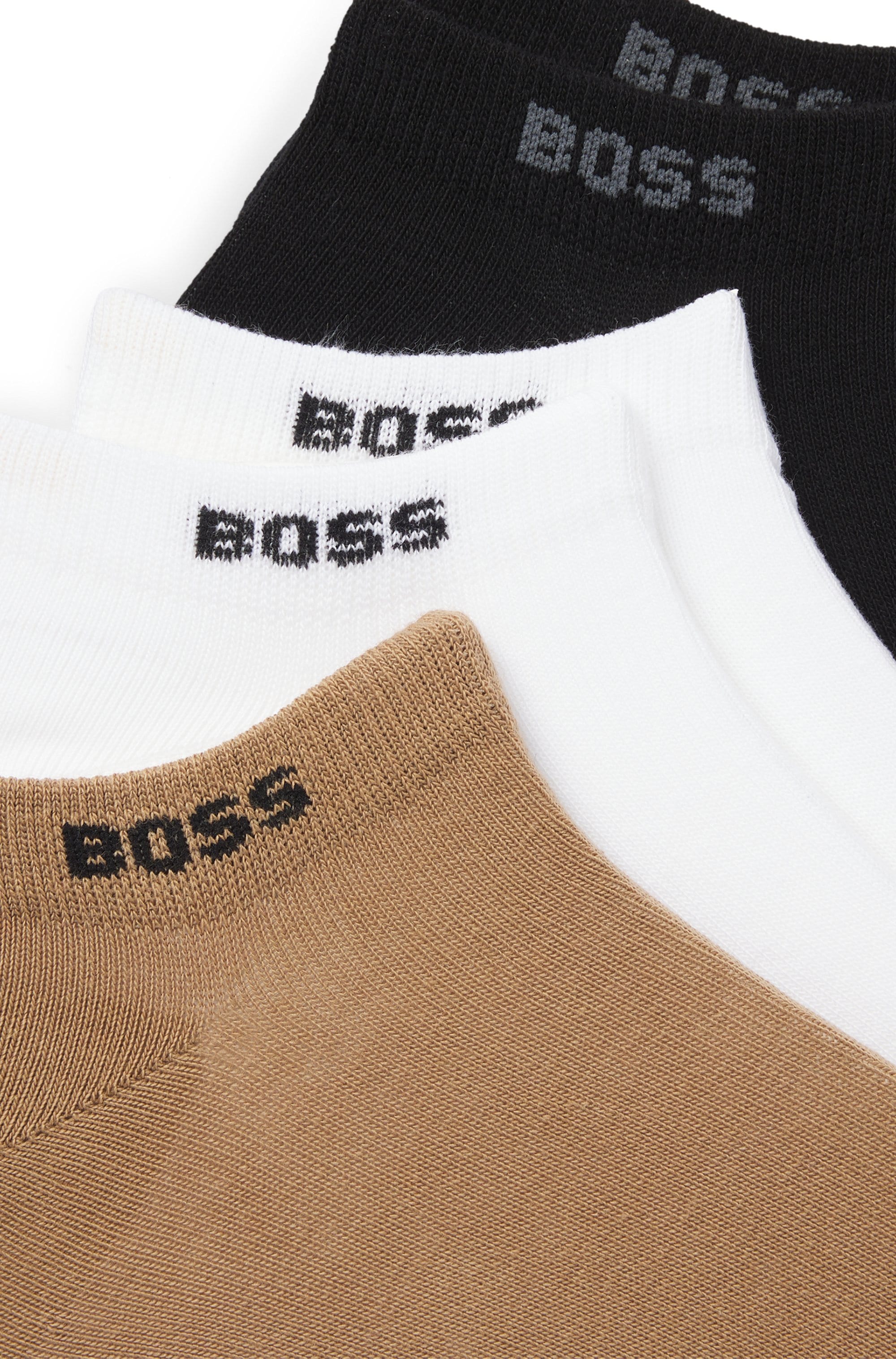 BOSS Sneakersocken »5P AS Uni CC« Packung, 5 Stk. tlg. mit BOSS Label