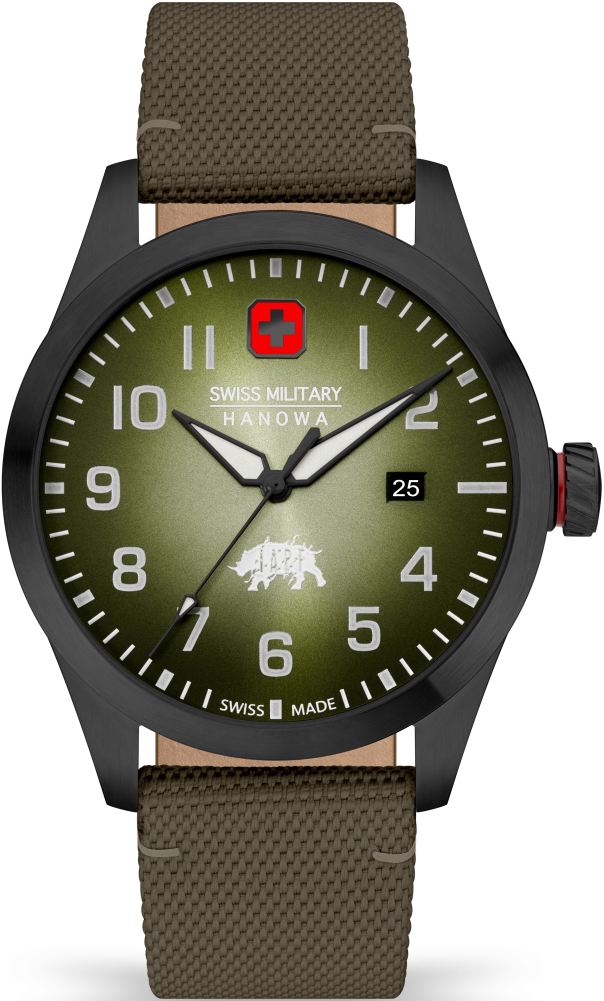 »BUSHMASTER Swiss Uhr Schweizer Hanowa SMWGN2102330« Military