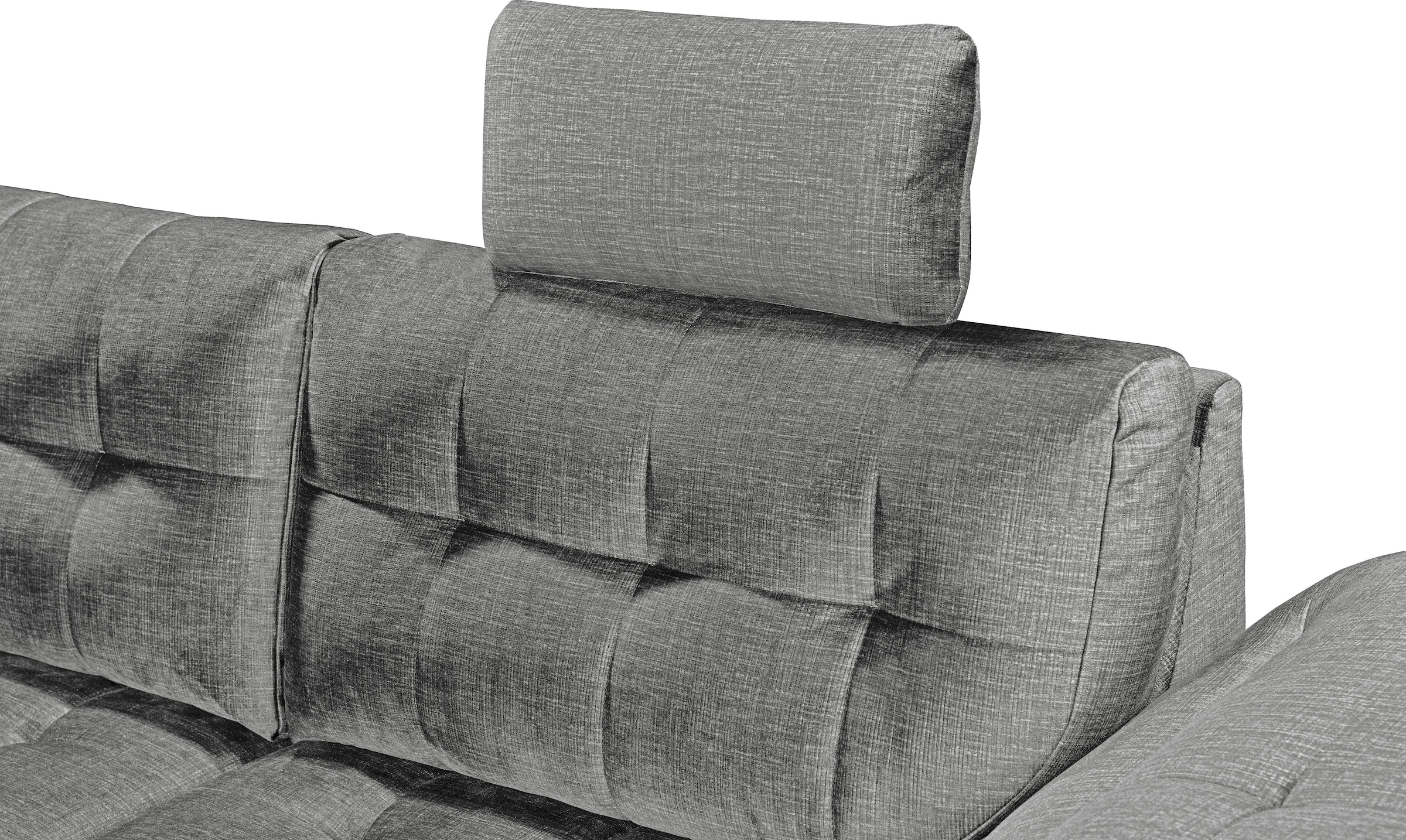 ED EXCITING DESIGN Ecksofa »Estrella L-Form« mit Bettfunktion, Bettkasten, Armteilverstellung & Kopfstützen