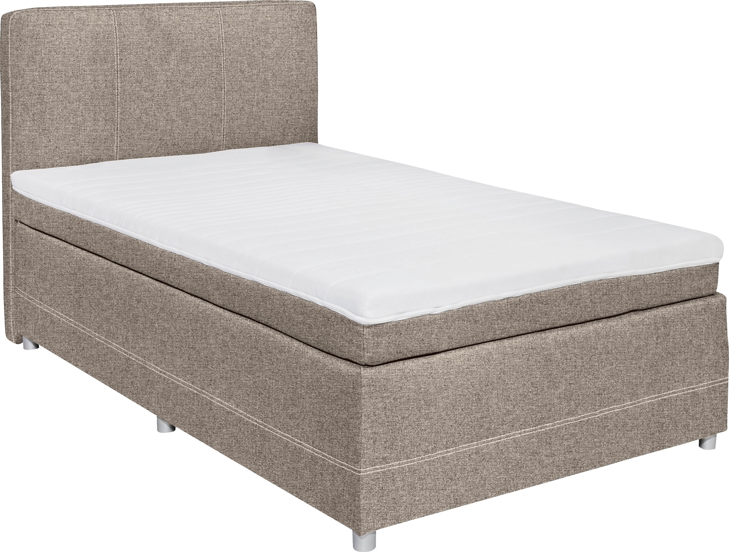 ED EXCITING DESIGN Boxspringbett »Luanda«, wahlweise mit Matratze und Topper