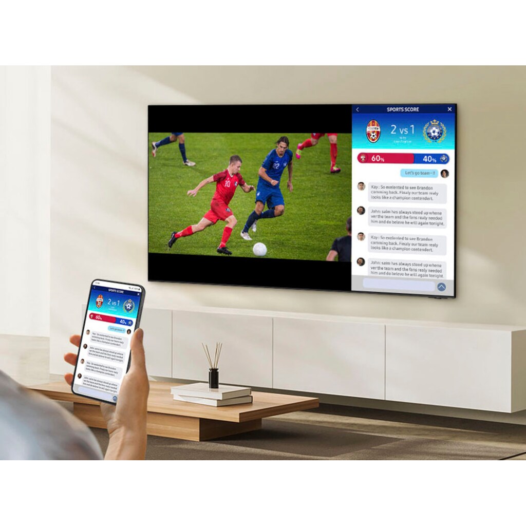 Samsung QLED-Fernseher »GQ43QN90DAT«, 108 cm/43 Zoll, 4K Ultra HD, Smart-TV