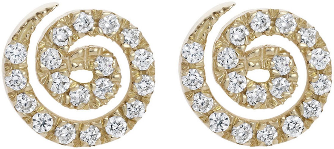 Firetti Paar Ohrstecker »Schmuck Geschenk Gold 585 Ohrschmuck Ohrringe Spirale«