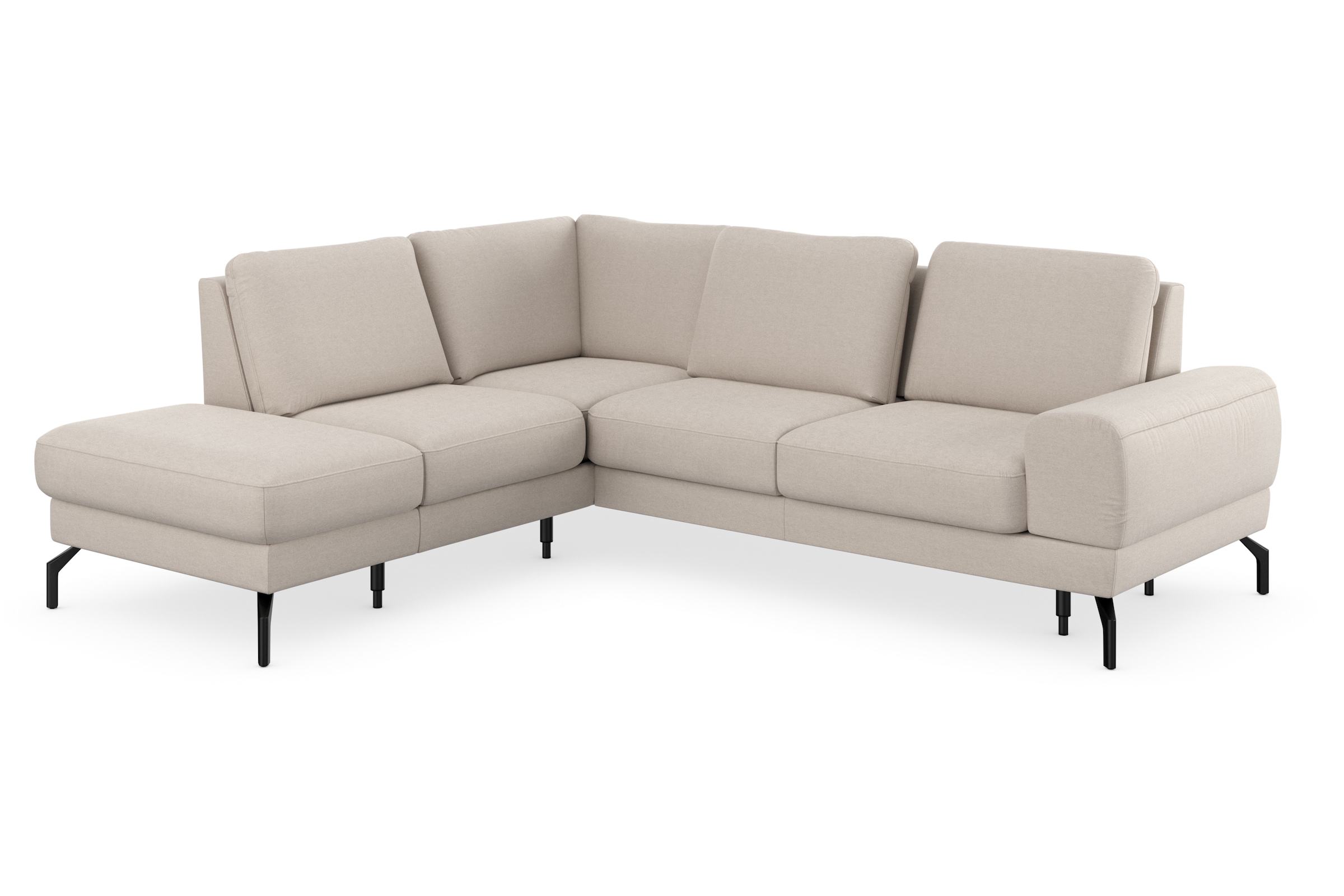 sit&more Ecksofa »Cinturo L-Form«, inklusive Sitztiefenverstellung und Federkern, Sitzhöhe 48 cm