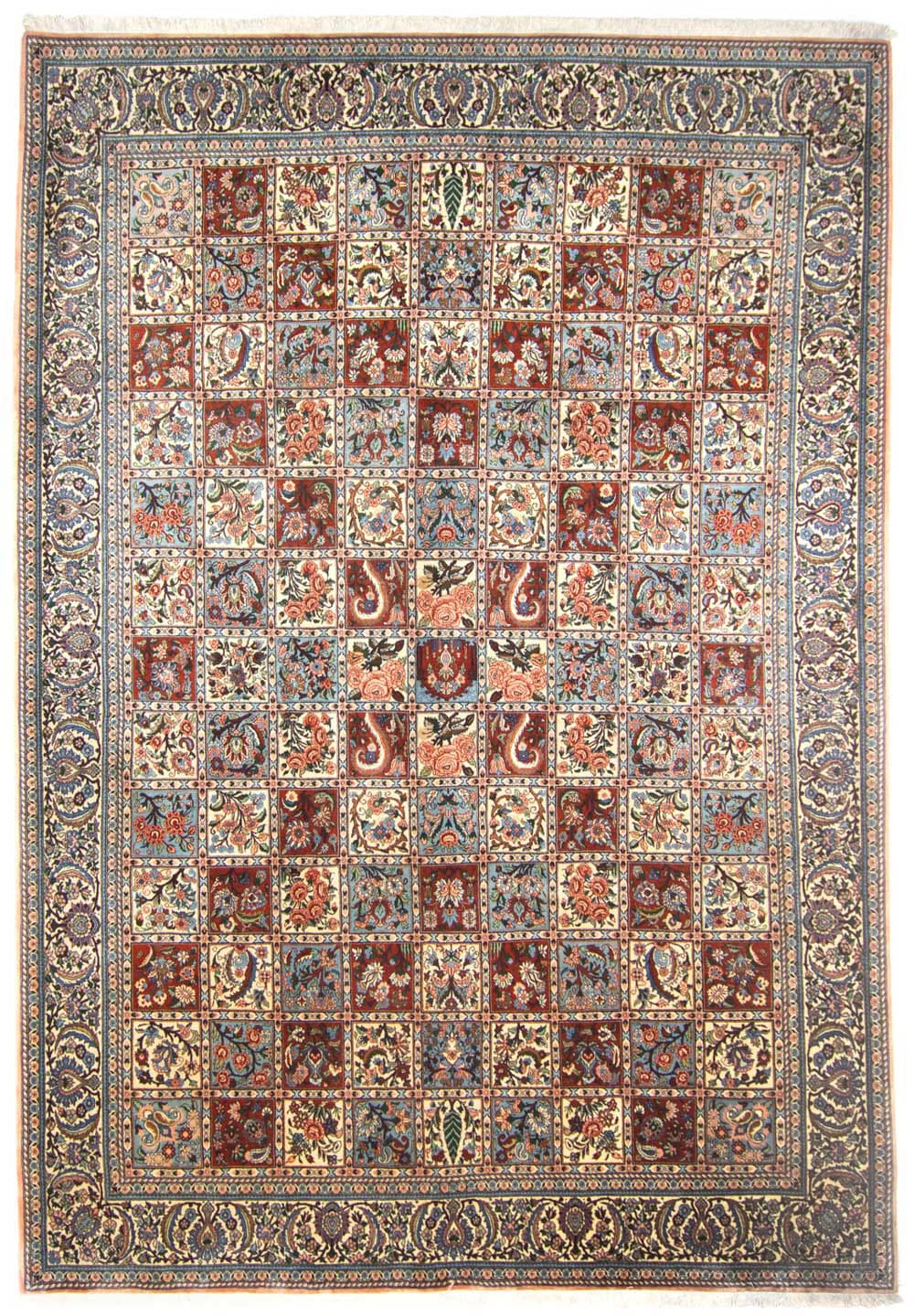 morgenland Wollteppich »Bachtiar Felder Beige 348 x 258 cm«, rechteckig, 10 günstig online kaufen