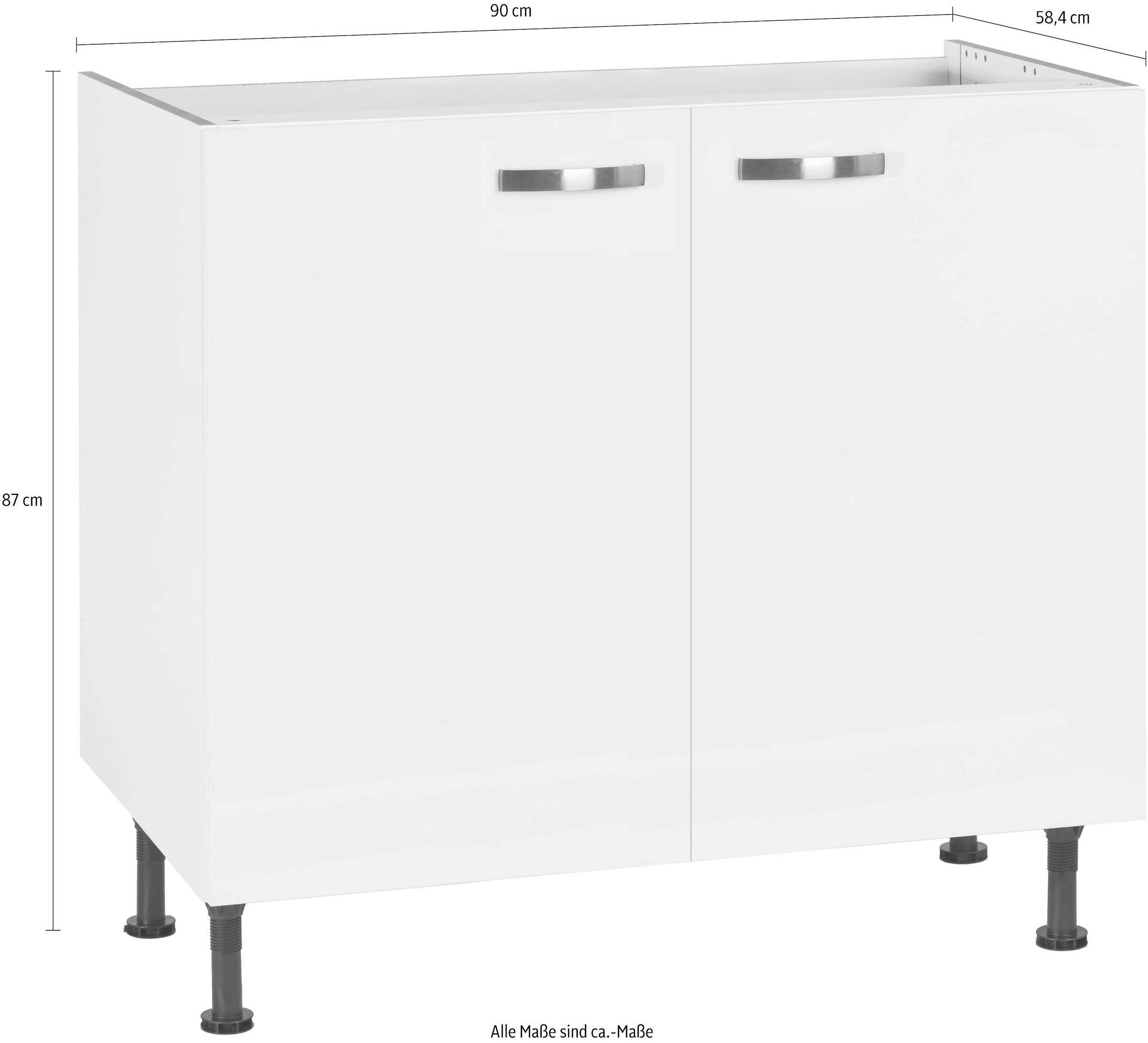 OPTIFIT Spülenschrank »Cara«, Breite 90 cm