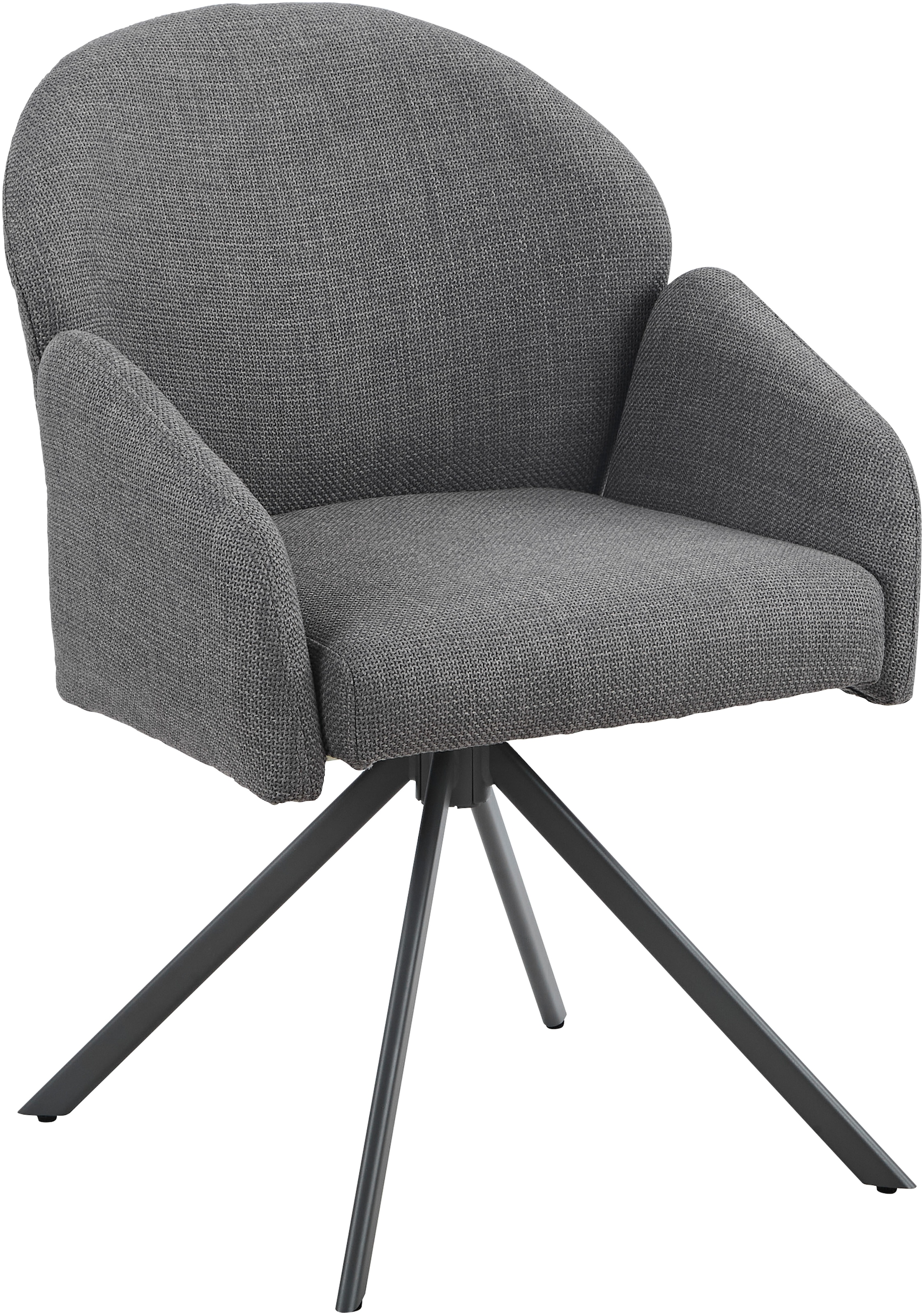 HELA Armlehnstuhl »HOLLY« (Set) 2 Stk.360° drehbar, Armlehnen, Gestell angepasst, Swing Back Komfortrücken