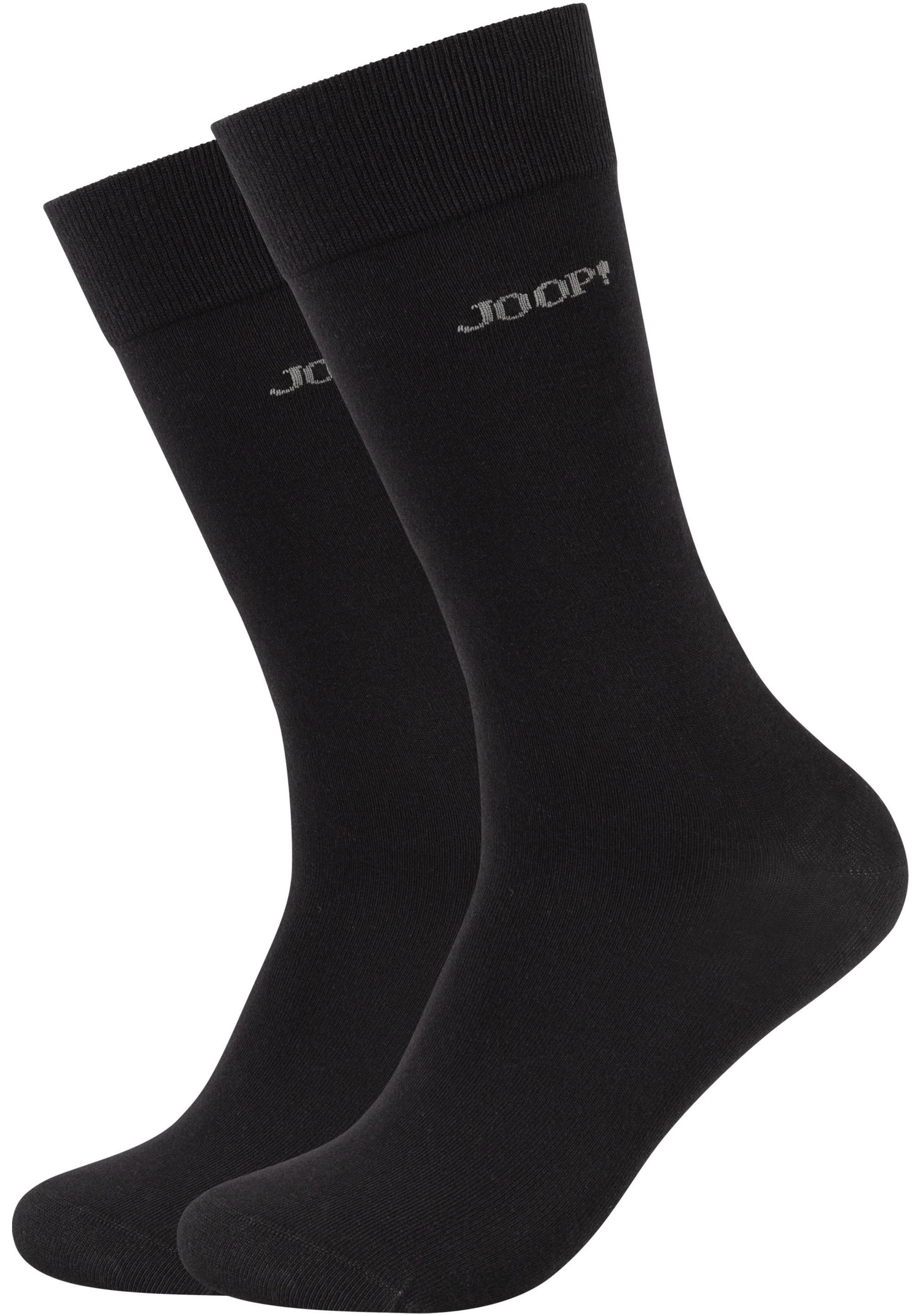 JOOP! Socken »premium essentials«, (4er Pack), Premium Essentials, verstärkte Ferse, haltbare Spitze