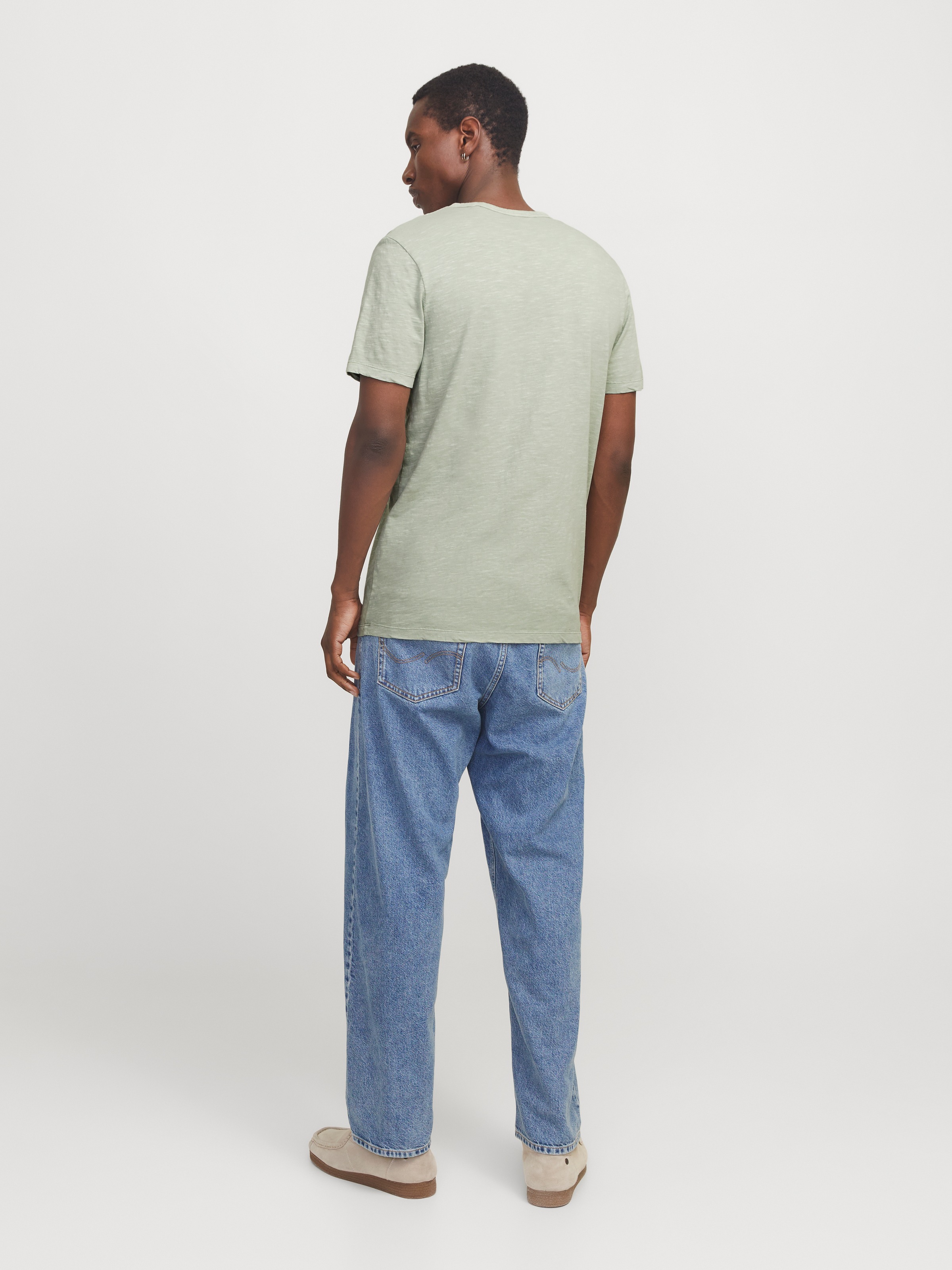 Jack & Jones T-Shirt »JJESPLIT NECK TEE SS NOOS«, mit V-Ausschnitt