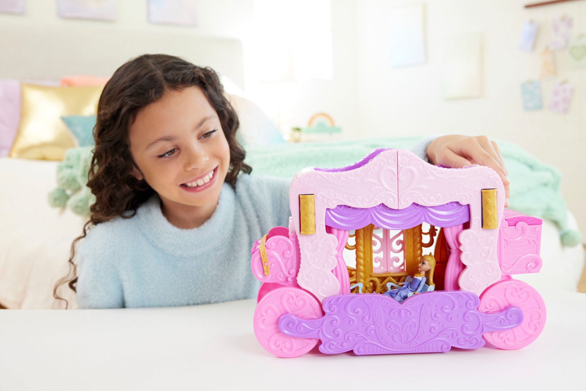 Mattel® Spielwelt »Verwandlungs-Spielset Kutsche zu Schloss«