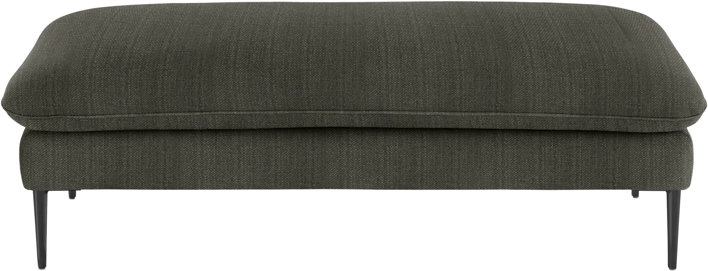 W.SCHILLIG Hocker »enjoy&MORE«, Füße schwarz pulverbeschichtet, Breite 151 cm