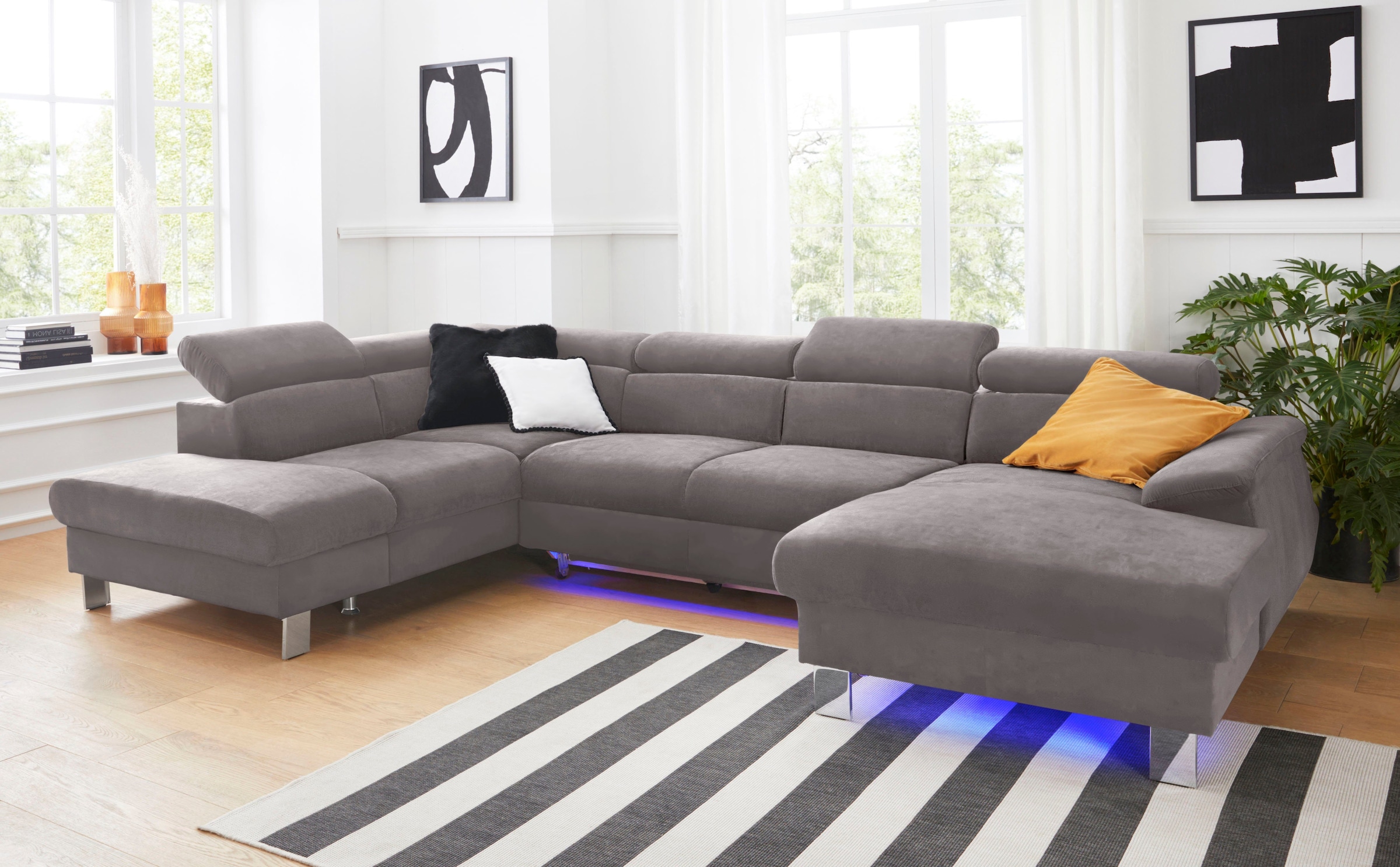 COTTA Polstergarnitur »Komaris U-Form«, (Set), Set bestehend aus: Wohnlands günstig online kaufen